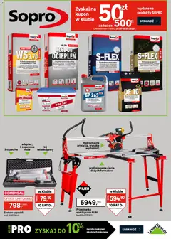 Pogląd oferty "Leroy Merlin gazetka - Dla Fachowców" - ważna od 26.08.2026 | Strona: 31 | Produkty: Noże, Plyty, Folia