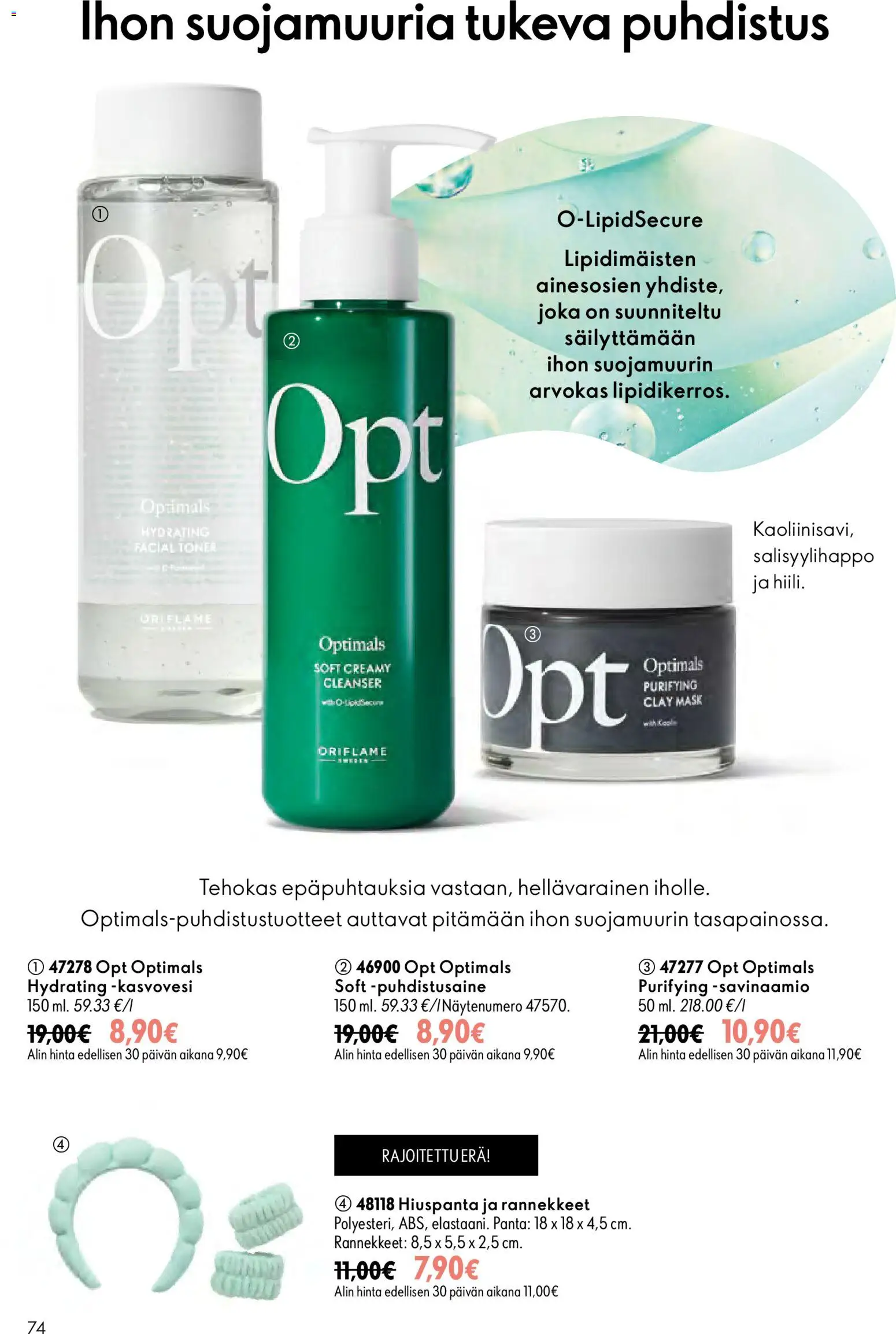 Oriflame tarjoukset – voimassa 16/09/2026 alkaen | Sivu: 74 | Tuotteet: Puhdistusaine