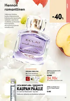 Oriflame-mainoslehti voimassa 15/07/2026 alkaen | Sivu: 65 | Tuotteet: Eau de toilette