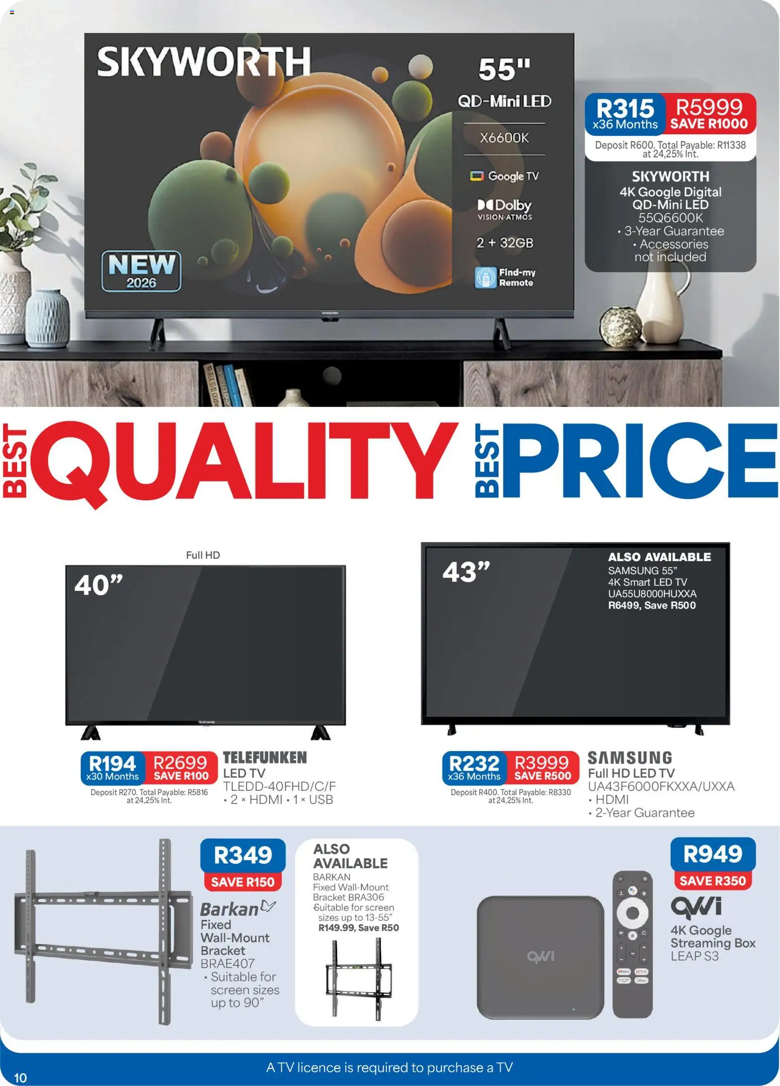 New OK Furniture catalogue – valid from 12/10/2026 | Page: 10 | Products: USB, TV, Box, Remote