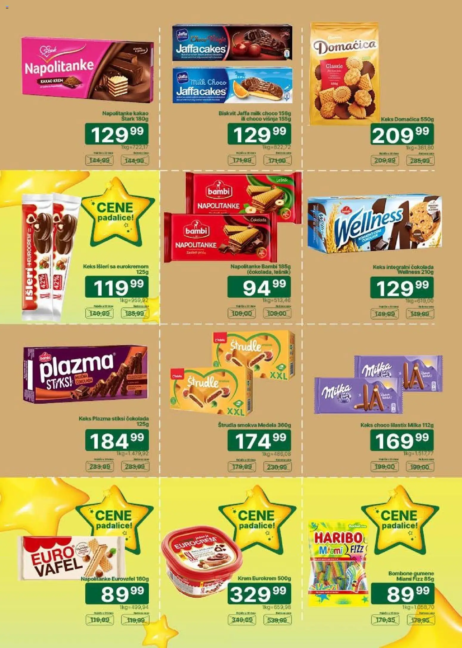 Univerexport katalog - važi od 20.07.2026 | Strana: 19 | Proizvode: Lešnik, Eurocrem, Štrudla, Čokolada
