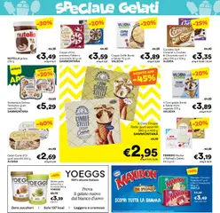 Anteprima del volantino Unes volantino valido a partire dal 17.06.2026 | Pagina: 4 | Prodotti: Caffè, Gelato, Nutella, Amarena