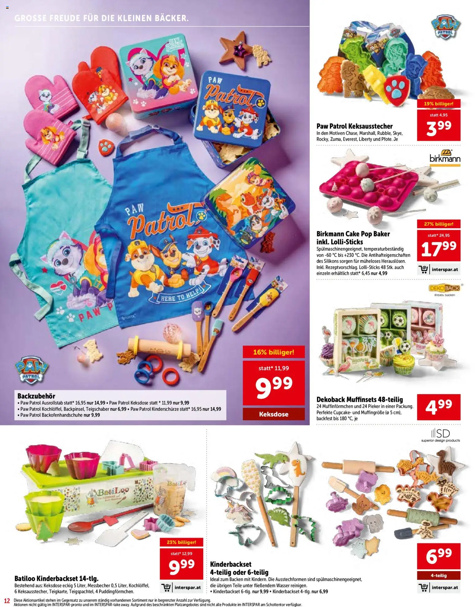 Interspar Sonderfolder Backen gültig ab 01.10.2026 | Seite: 12 | Produkte: Wasser