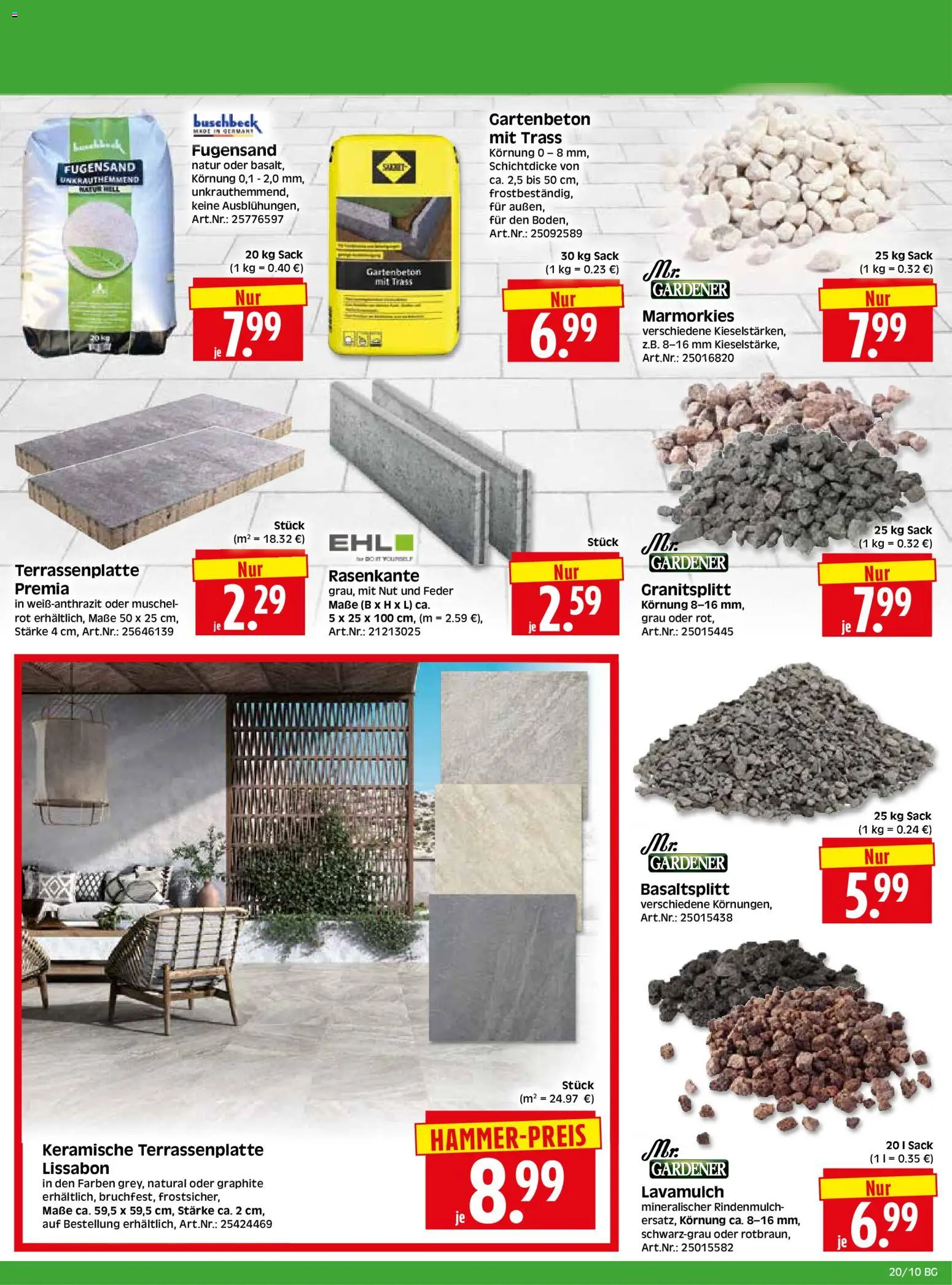 HERKULES Bau & Garten – gültig ab 11.05.2026 | Seite: 10 | Produkte: Rindenmulch