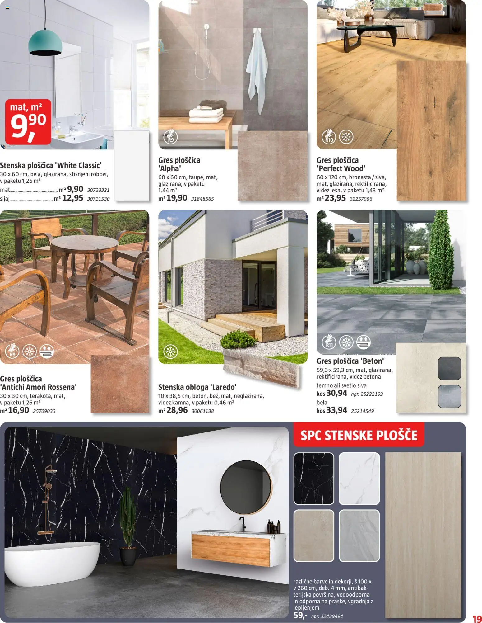 Novi Bauhaus katalog ponudbe – veljaven od 01.07.2026 | Stran: 19