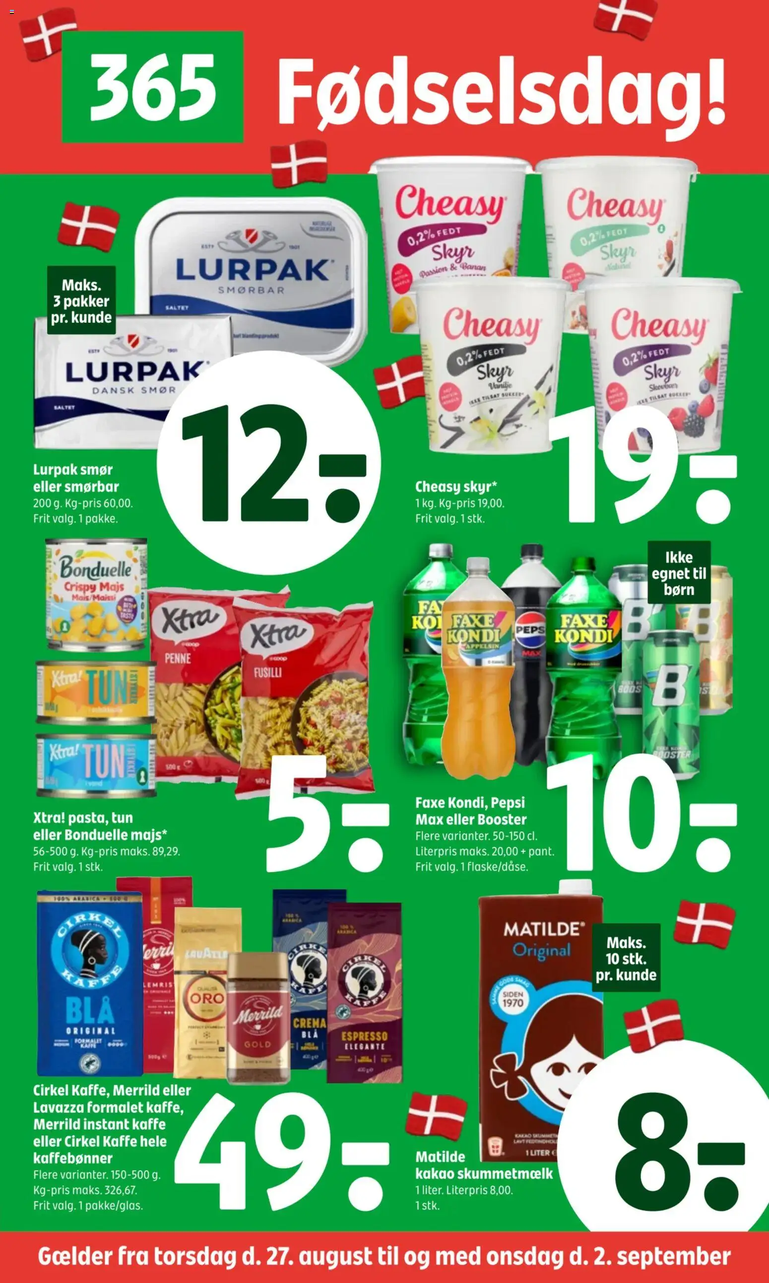 Coop 365 tilbudsavis – gyldig fra 27/08/2026 | Side: 1