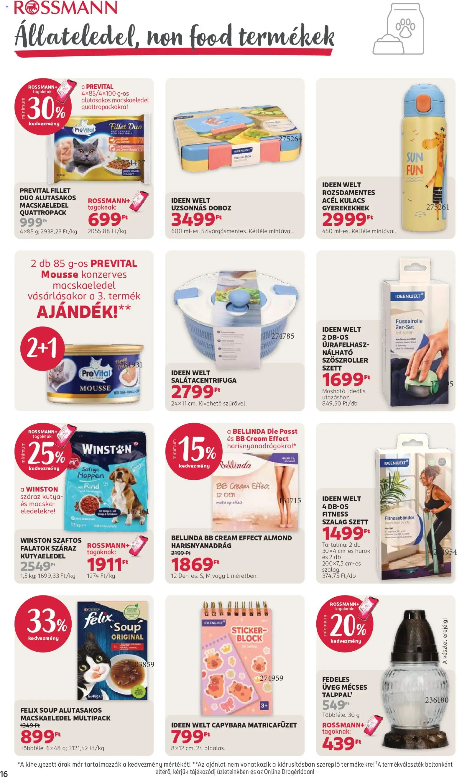Rossmann akciós ujság - amely érvényes a következő dátumtól: 2026.10.05. | Oldal: 18 | Termékek: Szalag, Kutyaeledel, Üveg, Kulacs