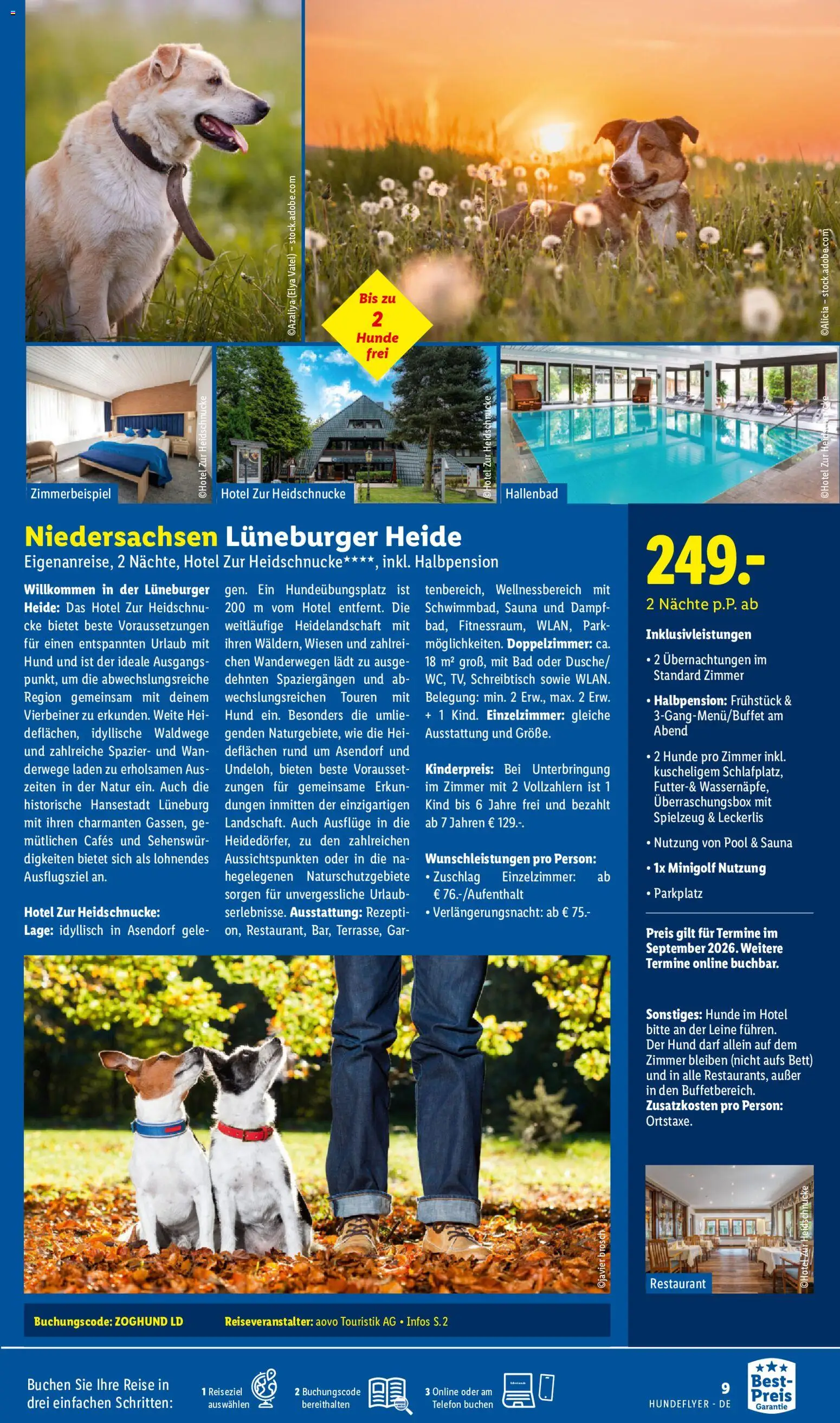 Lidl Reisen Hundeflyer – gültig ab 29.07.2026 | Seite: 9 | Produkte: Bett, Bad, Telefon