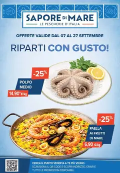 Anteprima del volantino Sapore di mare volantino Piacenza valido a partire dal 07/09/2026