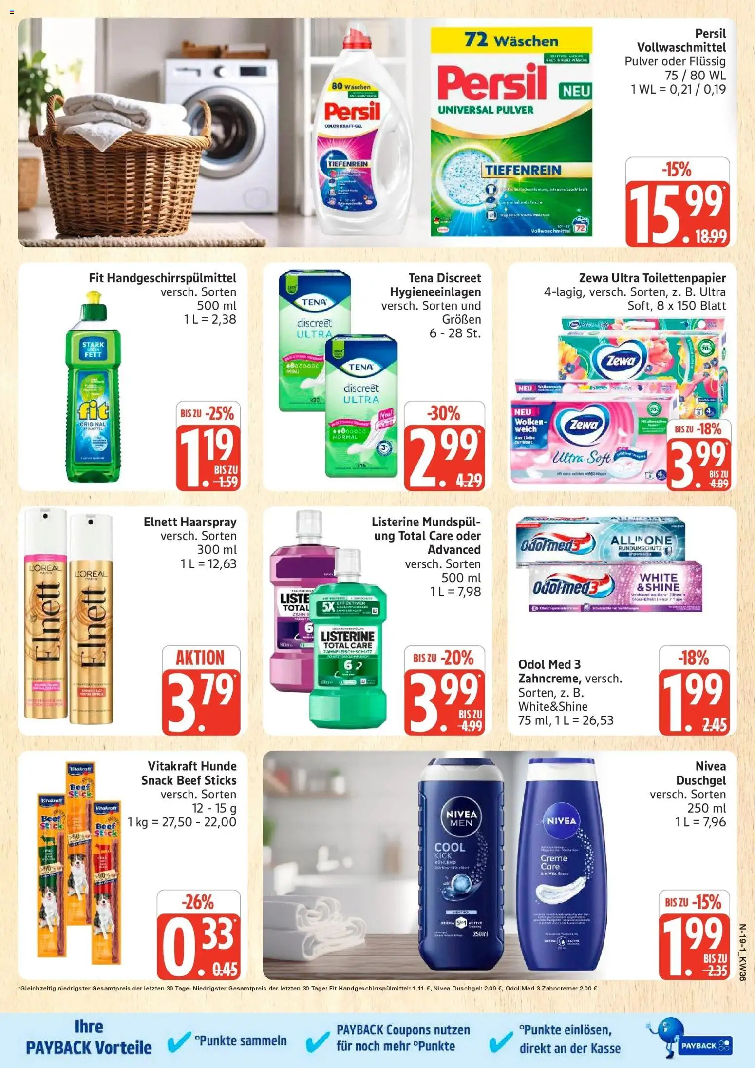 Marktkauf Prospekt Buxtehude (ab 31.08.2026) » Angebote online | Seite: 19 | Produkte: Zewa, Haarspray, Creme, Listerine