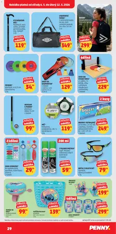 Náhled letáku Penny Market leták od 06.05.2026 | Strana: 29 | Produkty: Košíček, Taška, Barvy, Zvonek