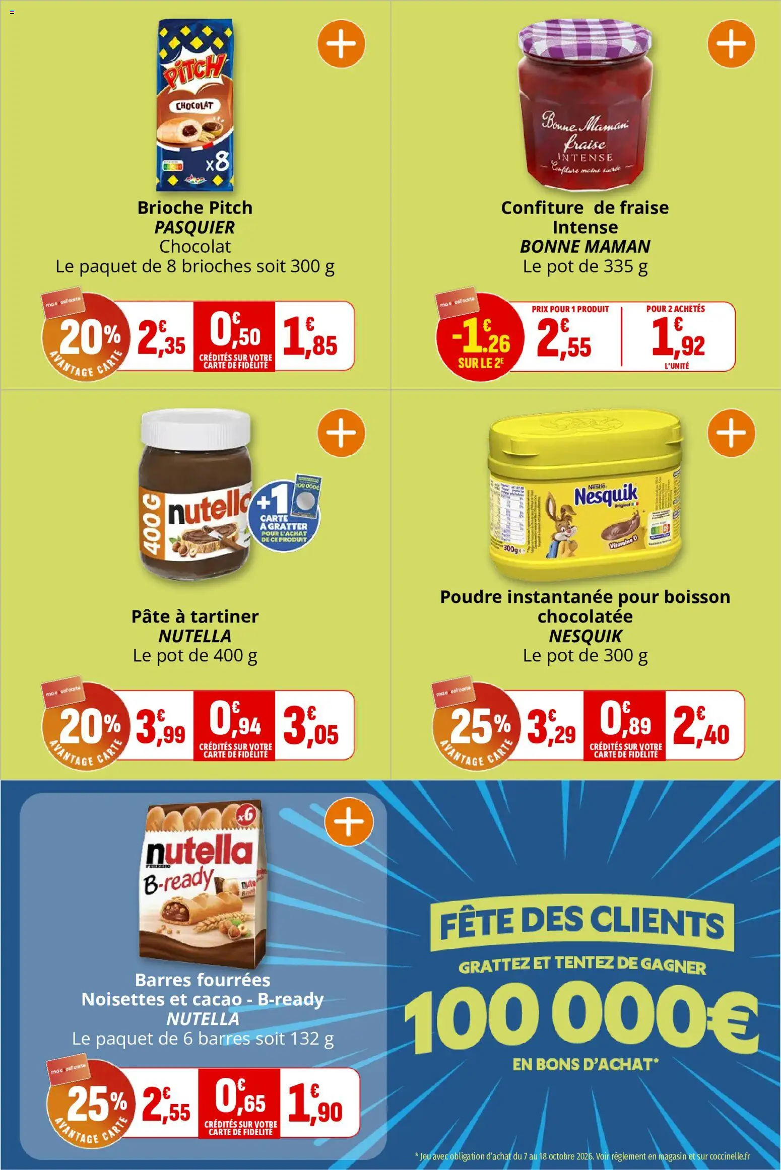 {H1} | Page: 13 | Produits: Pâte à tartiner chocolatée, Nutella, Pâte, Bonne Maman