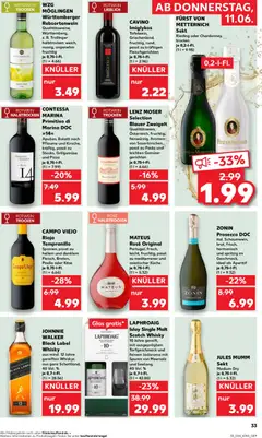 Kaufland DE - DE Folder - Voorbeeld van een folder van Kaufland DE, geldig van 11.06.2026 | Pagina: 33 | Producten: Pizza, Pasta, Whisky