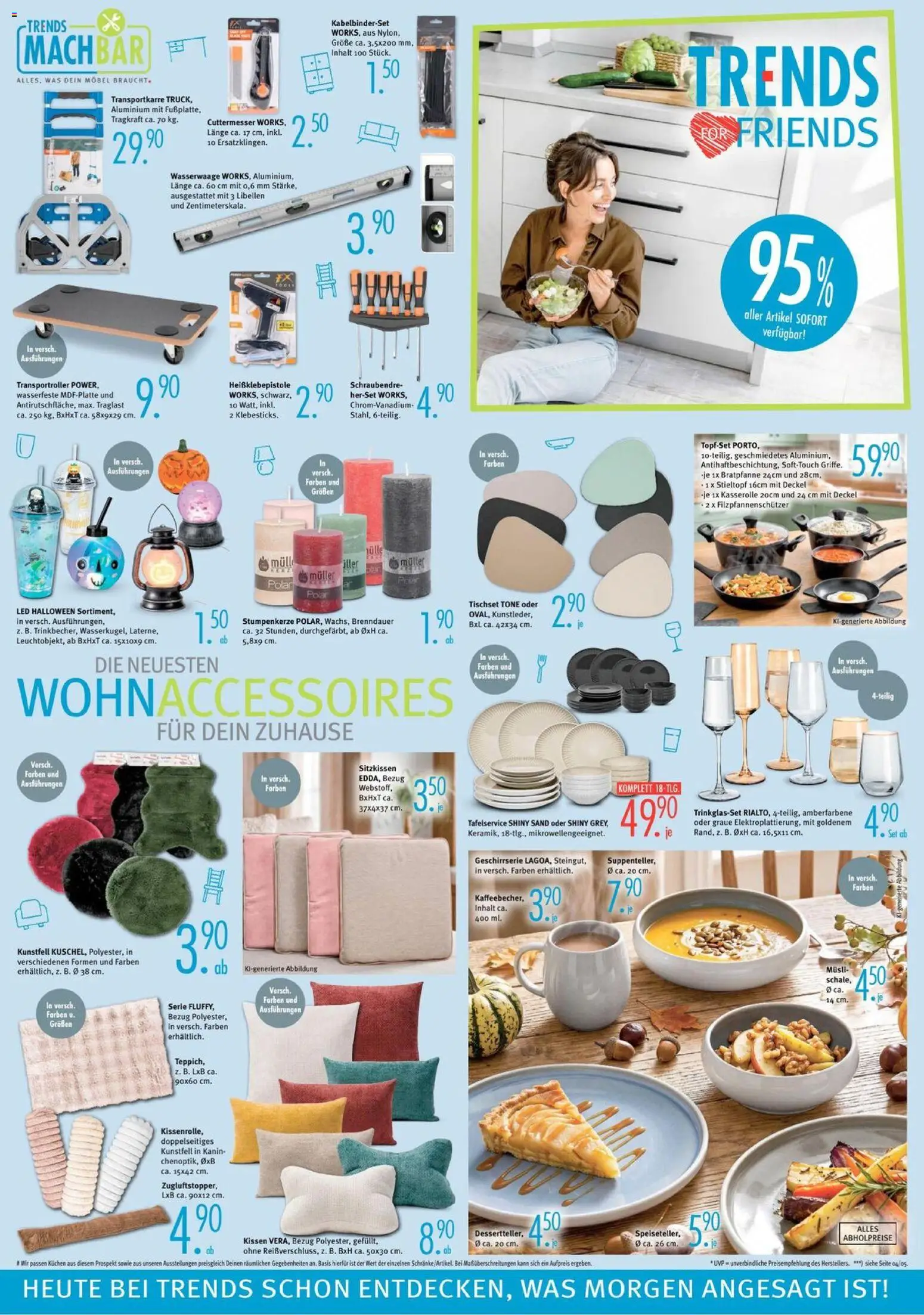 Trends Prospekt – gültig ab 19.09.2026 | Seite: 6 | Produkte: Musli, Kissen, Kuchen