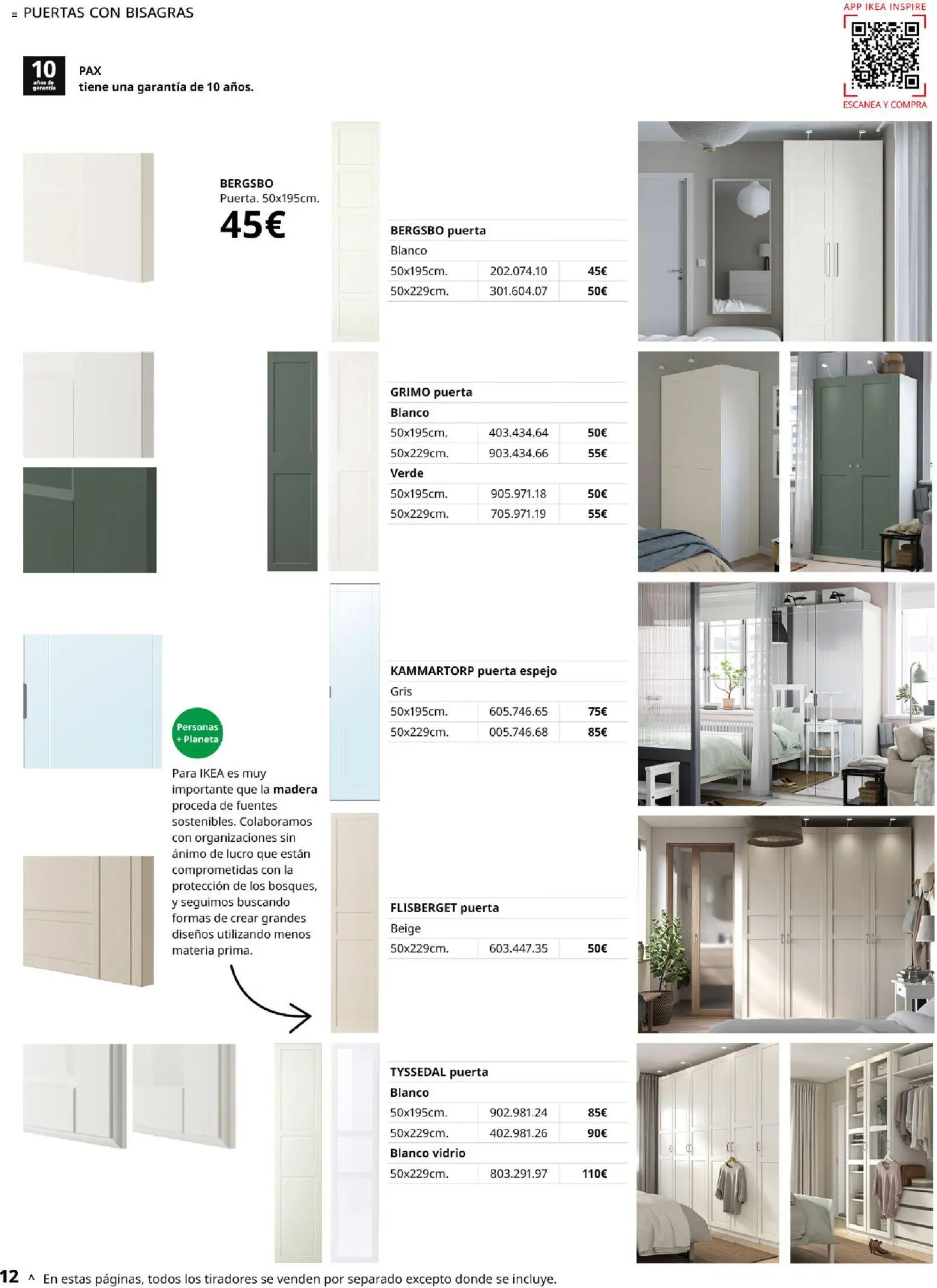 Catálogo IKEA Pax y Komplement │ válido desde el 01.02.2026 | Página: 12 | Productos: Espejo