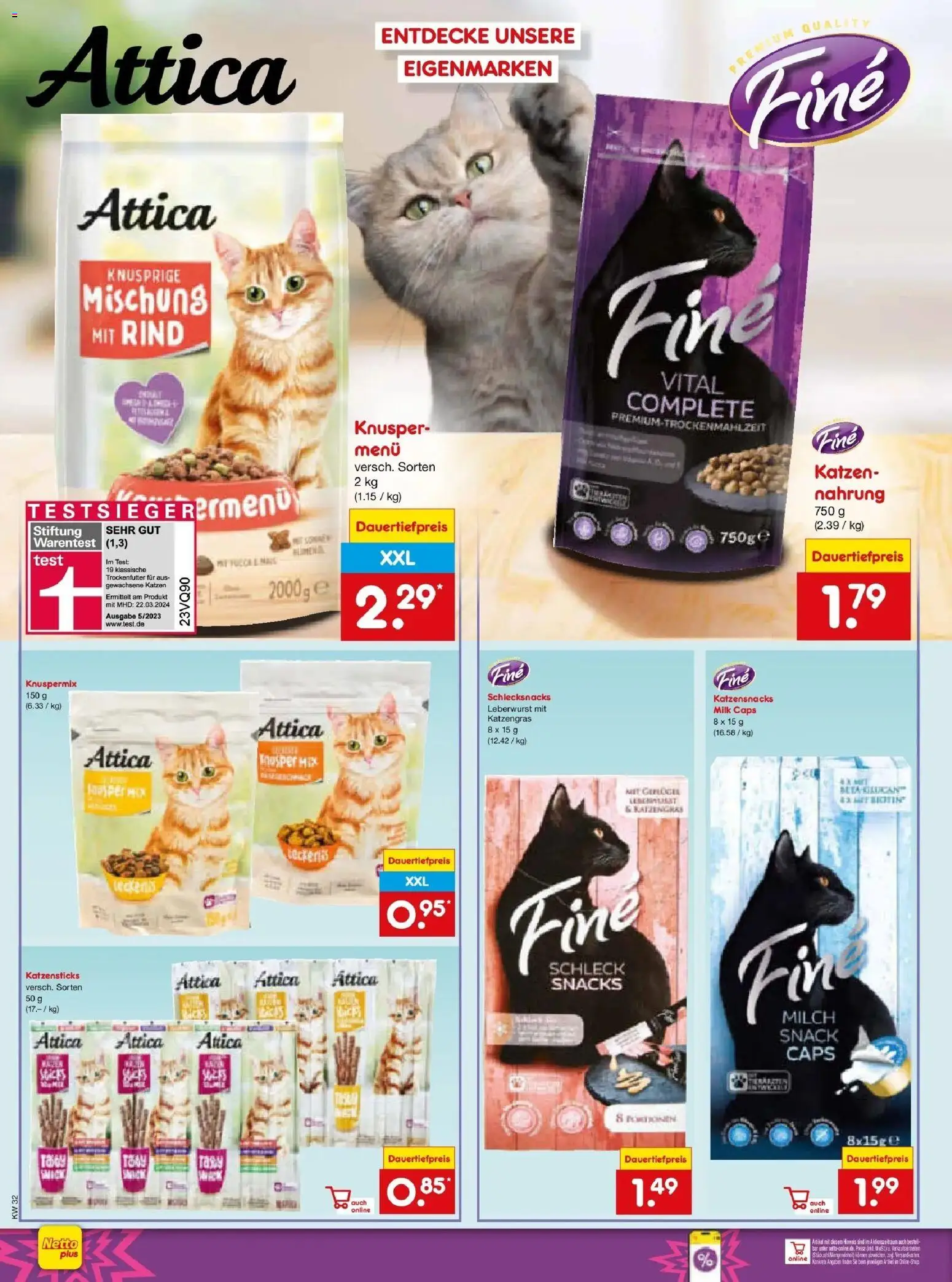 Netto Marken-Discount Prospekt Leipzig – gültig ab 03.08.2026 | Seite: 14 | Produkte: Milch