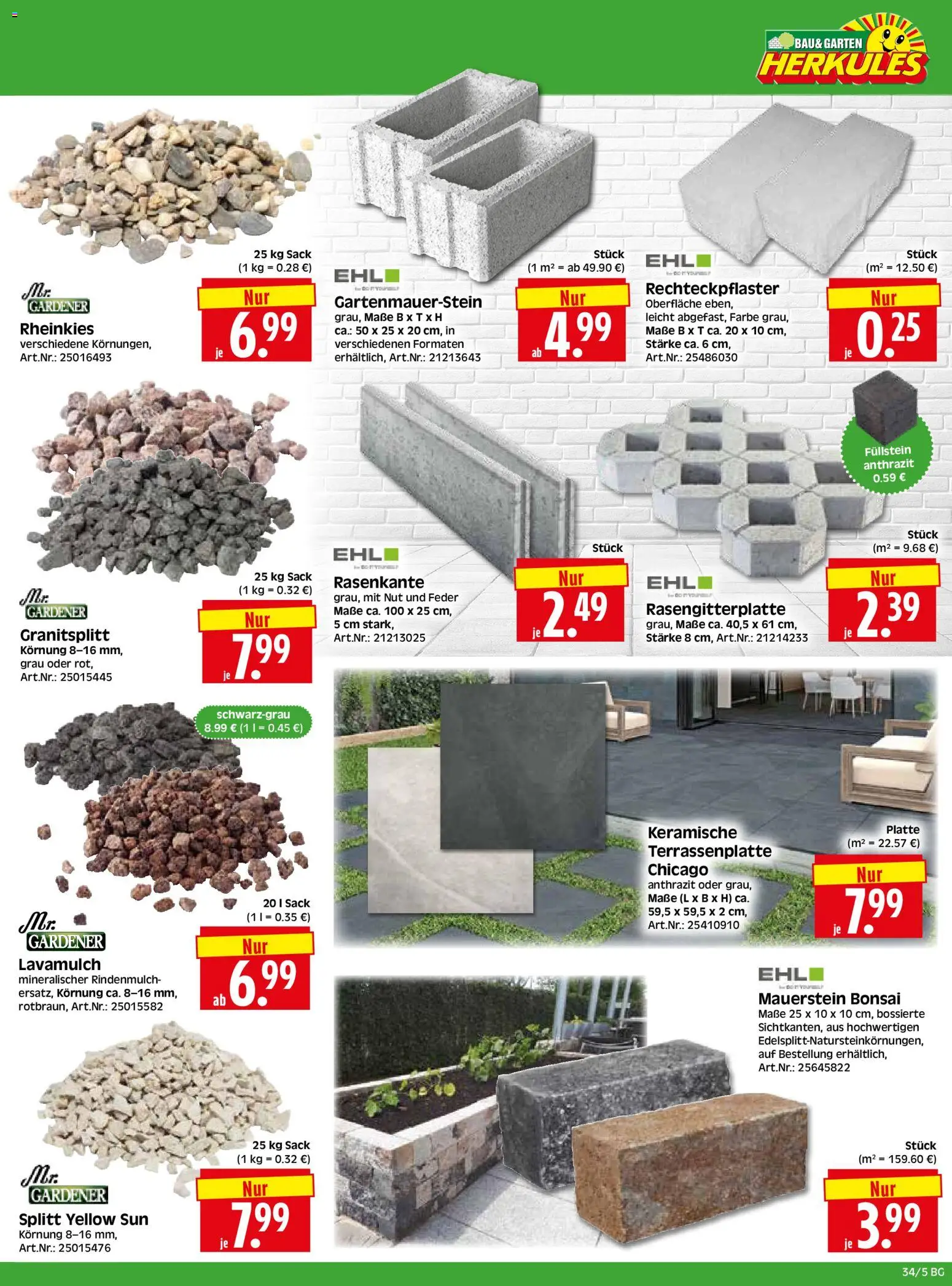 HERKULES Bau & Garten – gültig ab 17.08.2026 | Seite: 5 | Produkte: Rindenmulch