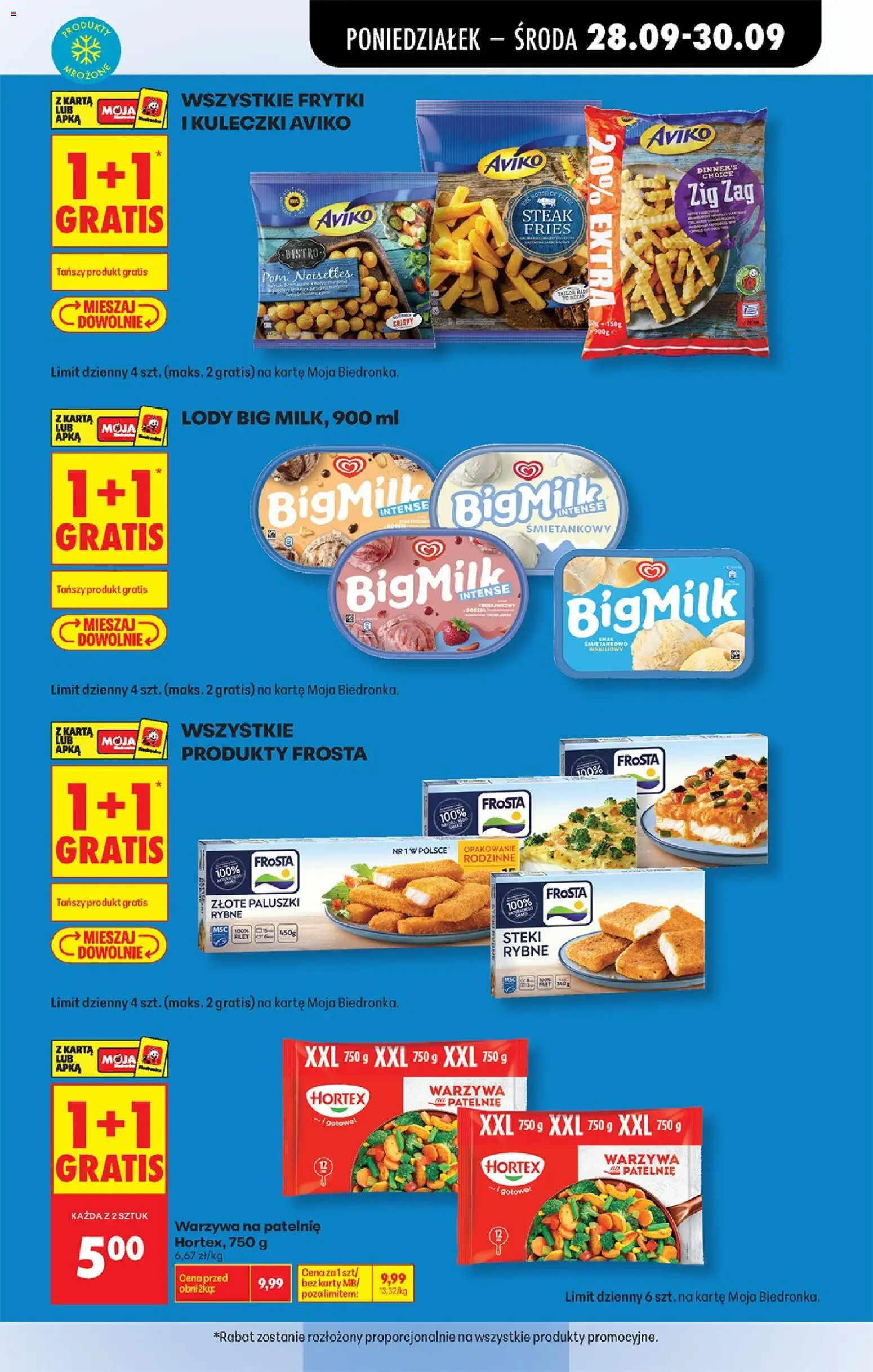Biedronka Polsko leták - Codziennie niskie ceny od 28.09.2026 | Strana: 65 | Produkty: Steak, Filet, Karty