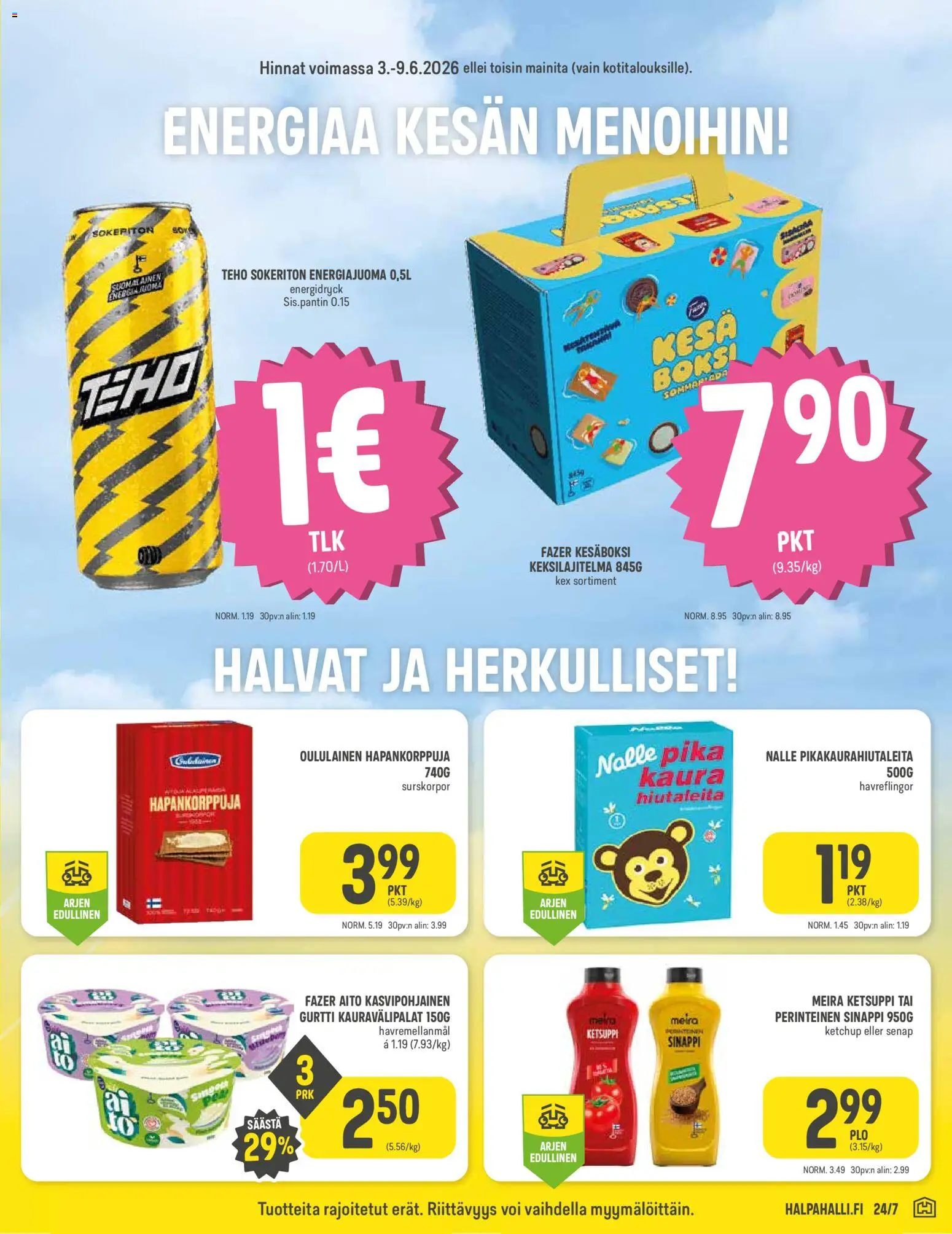 Halpa Halli tarjoukset – voimassa 03.06.2026 alkaen | Sivu: 5