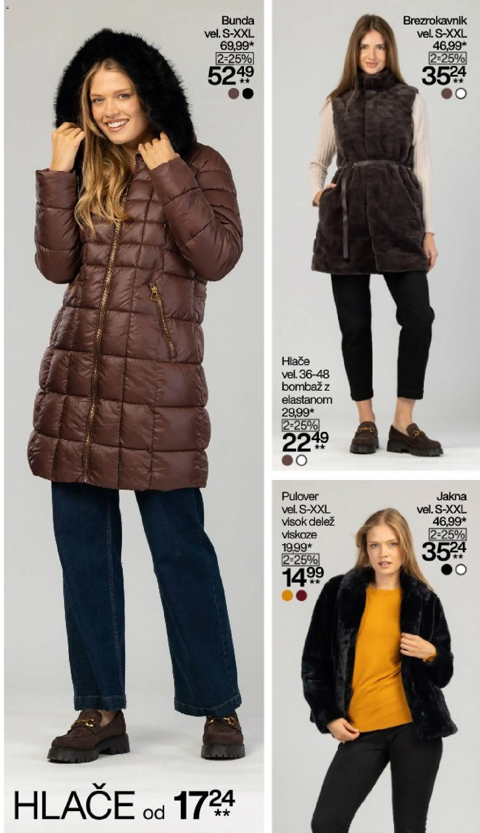 Novi Mana katalog ponudbe – veljaven od 12.10.2026 | Stran: 3 | Izdelki: Pulover, Brezrokavnik, Jakna, Hlace