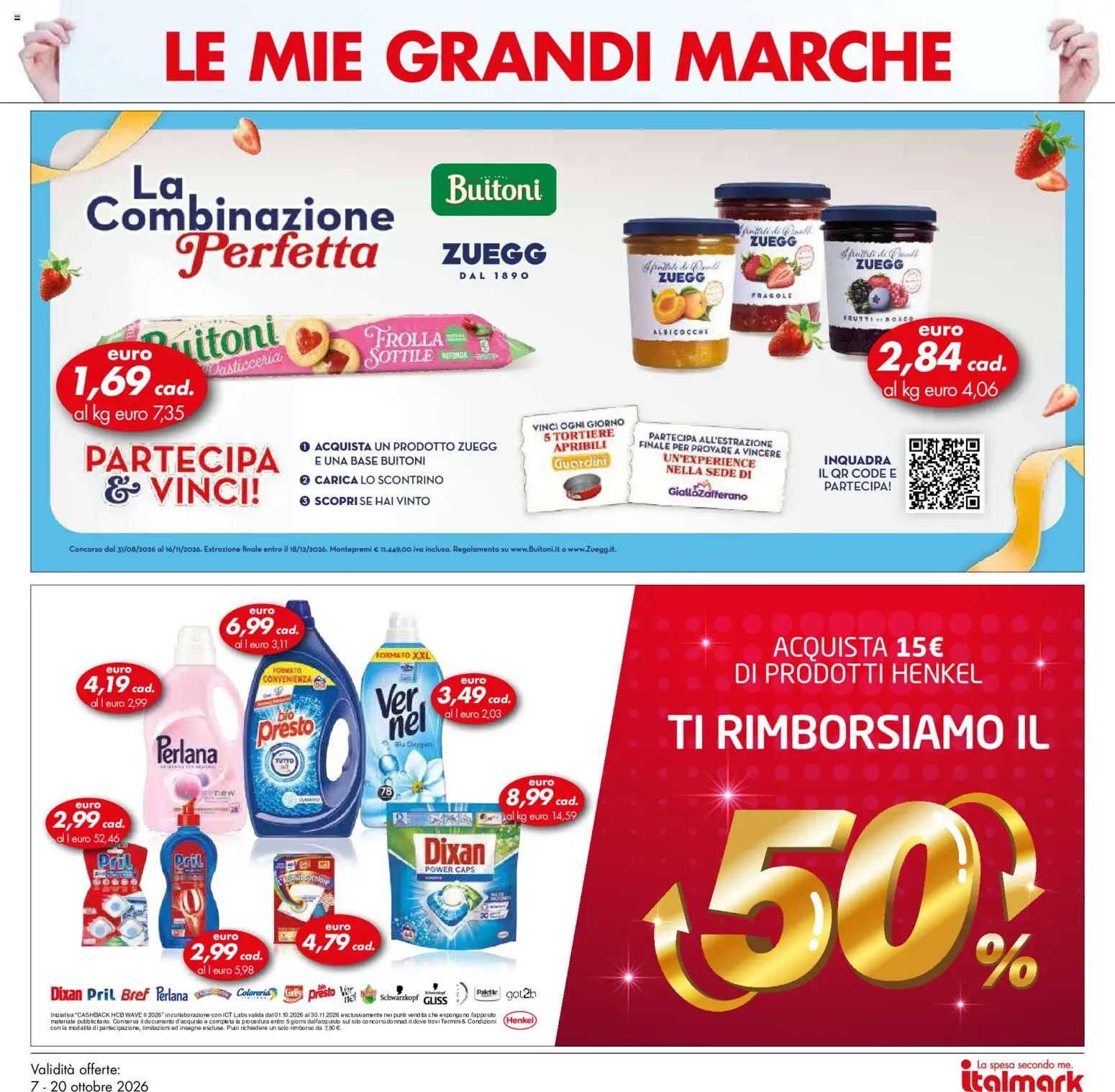 Volantino Italmark del 07/10/2026 | Pagina: 39 | Prodotti: Fragole, Albicocche
