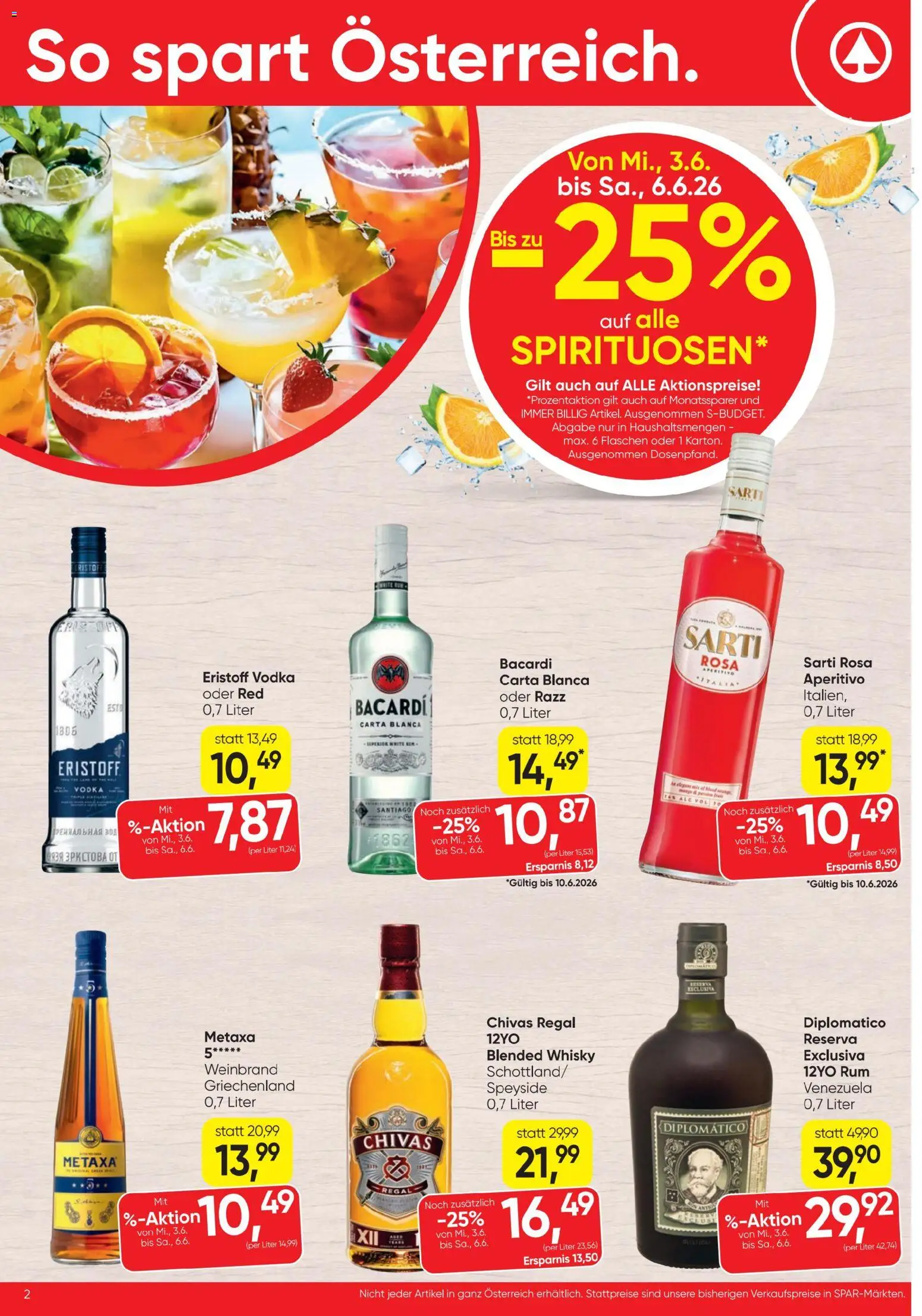 Spar Flugblatt gültig ab 03.06.2026 | Seite: 2
