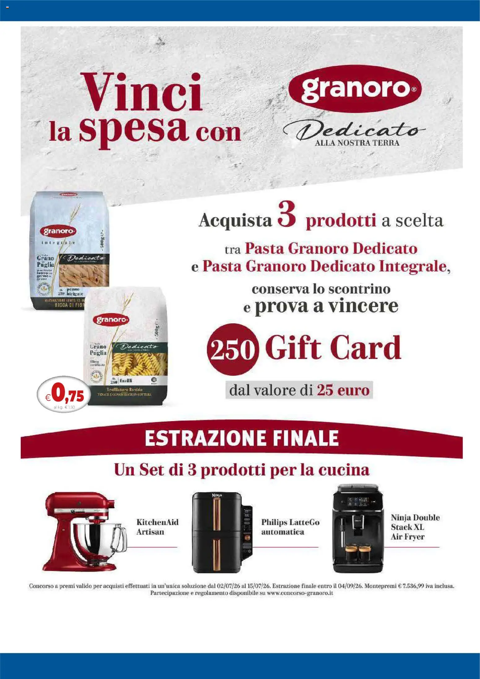 Volantino Galassia del 09/07/2026 | Pagina: 4 | Prodotti: Pasta, Fusilli, Penne, Terra