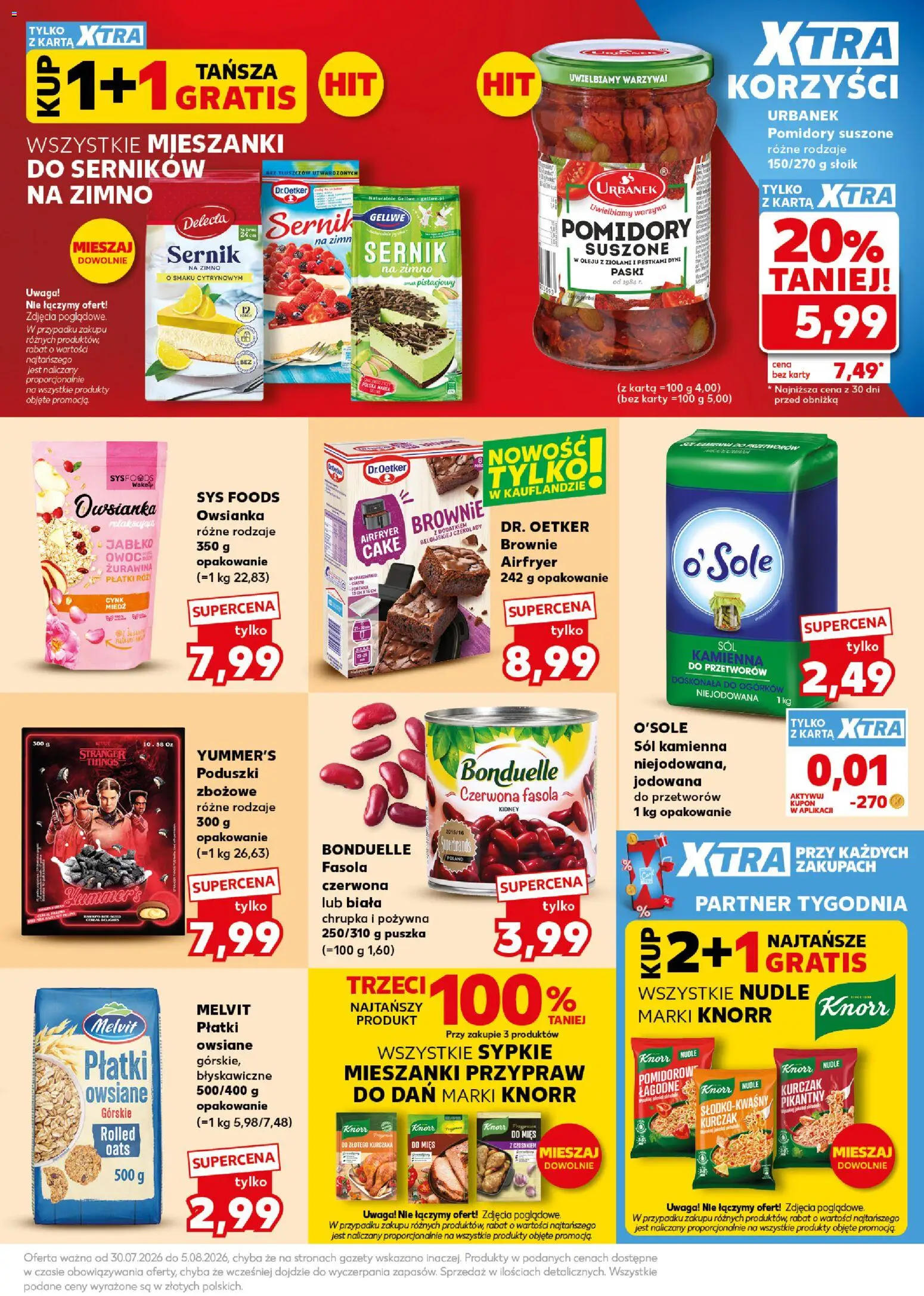 Kaufland Polsko leták - Mocny start od 03.08.2026 | Strana: 17 | Produkty: Knorr, Airfryer, Karty, Nudle