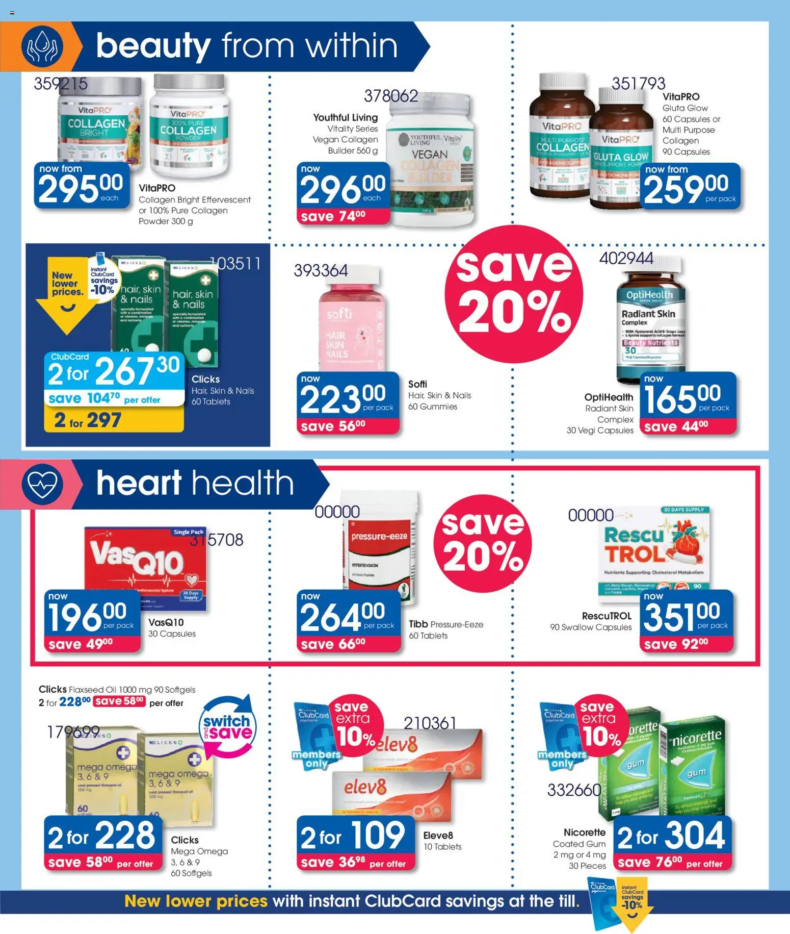 New Clicks catalogue – valid from 22/10/2026 | Page: 16 | Products: Oil, Powder, Switch