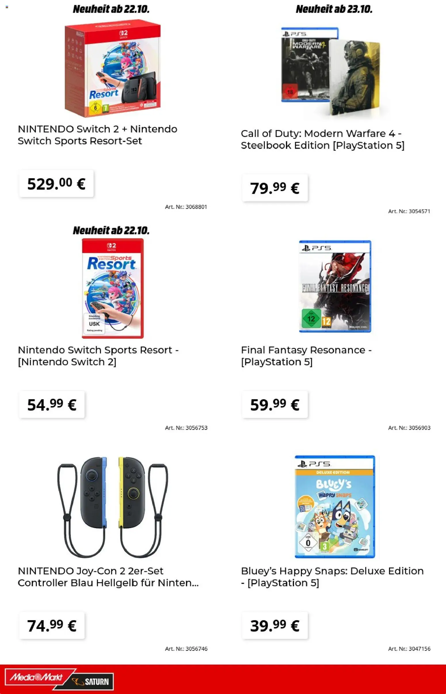 Media Markt Prospekt – gültig ab 14.10.2026 | Seite: 18 | Produkte: Playstation