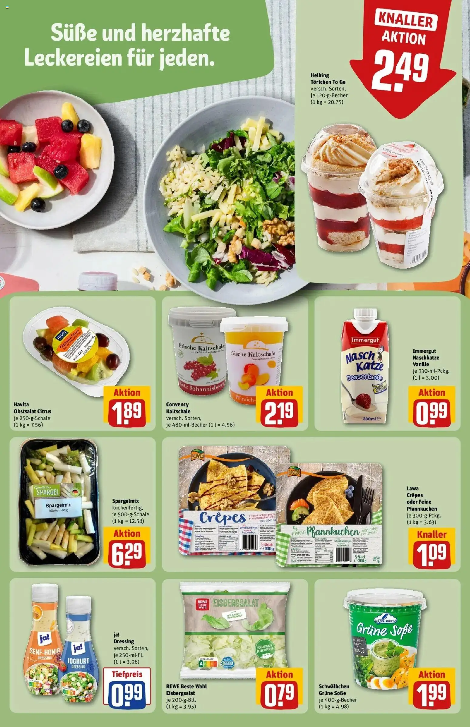 Rewe Prospekt Berlin / Tiergarten – gültig ab 17.05.2026 | Seite: 19 | Produkte: Dressing, Spargel, Pfannkuchen, Soße