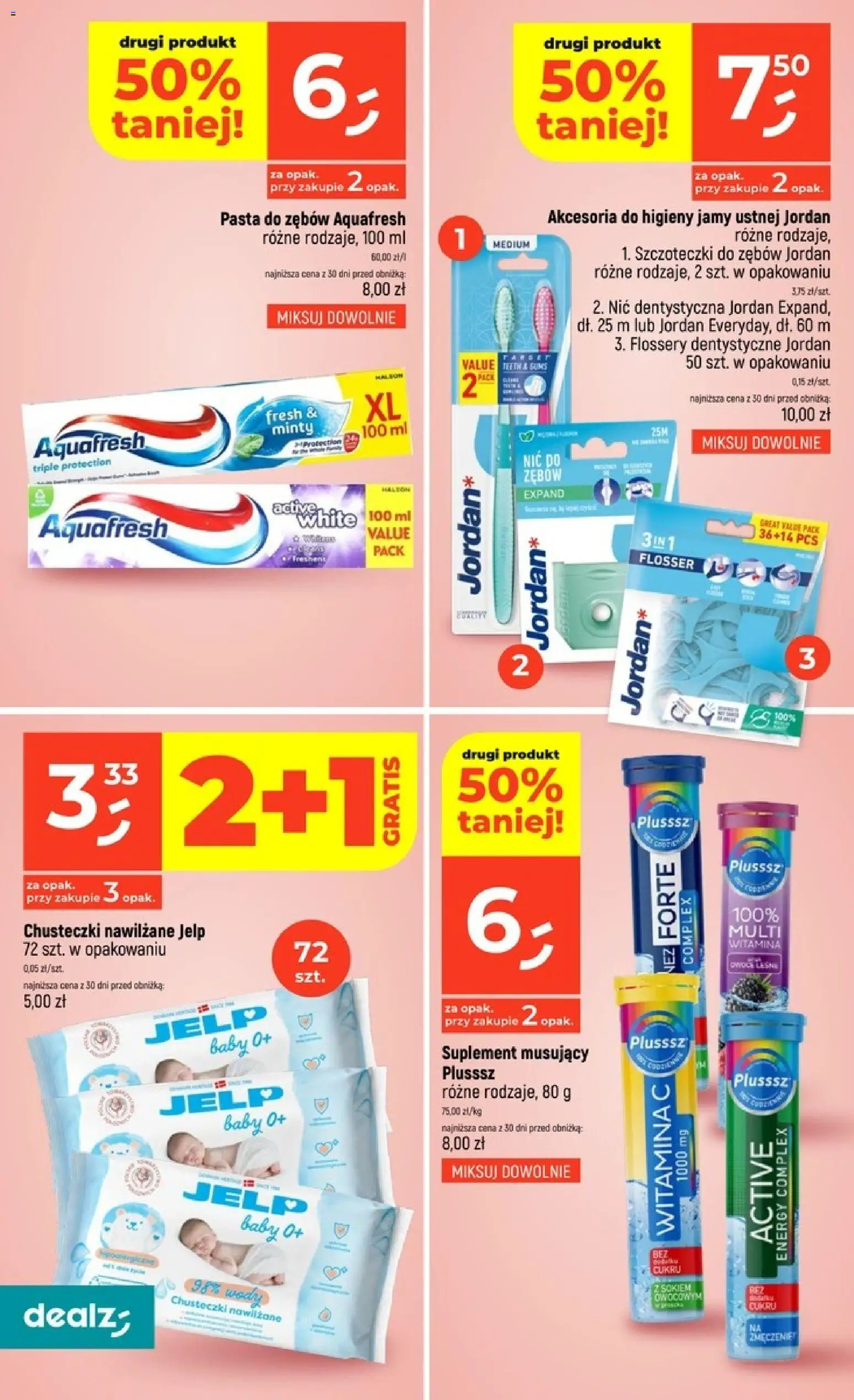 Dealz gazetka od 22.10.2026 | Strona: 36 | Produkty: Chusteczki nawilżane, Chusteczki, Pasta, Pasta do zębów