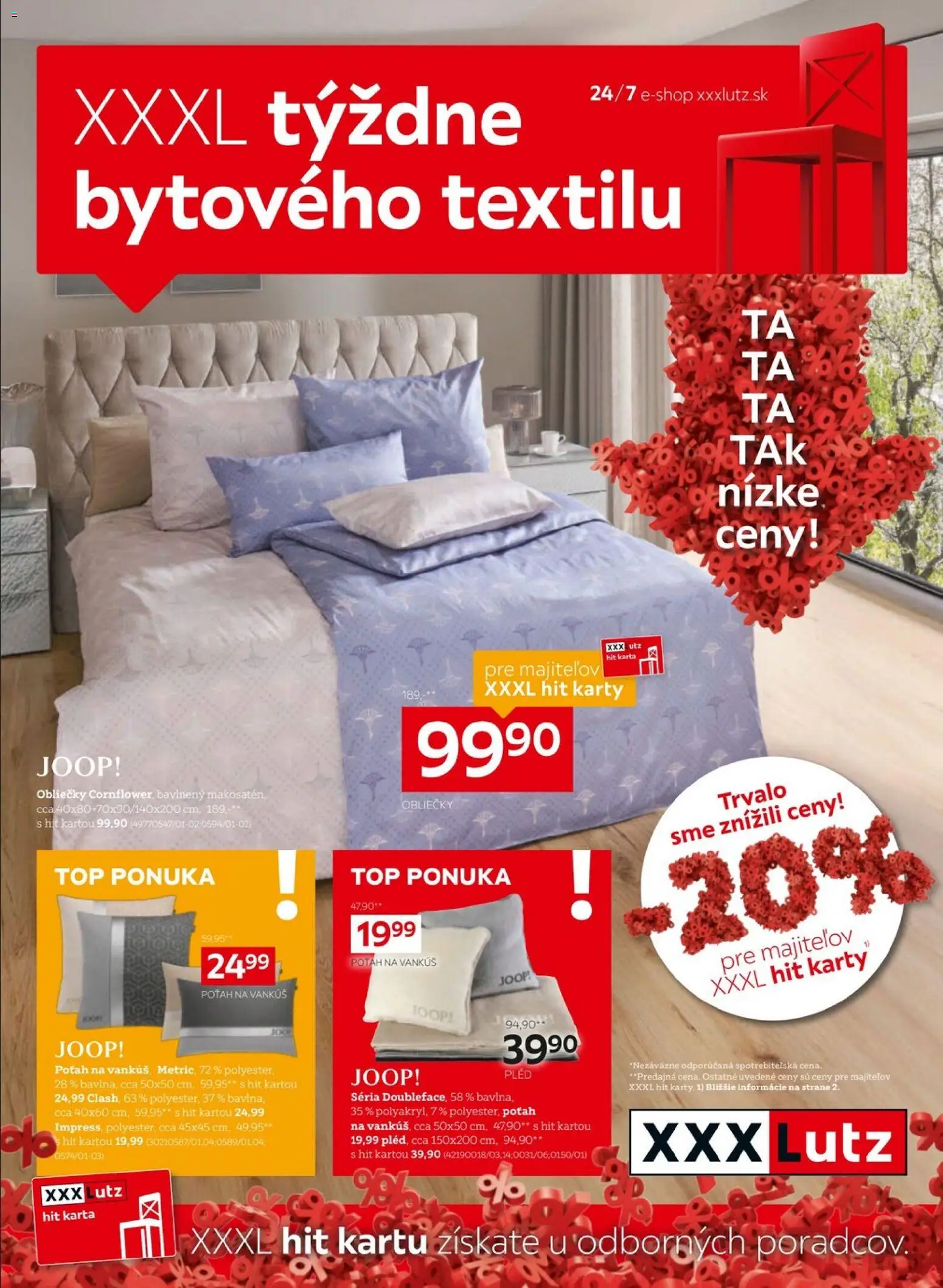 XXXLutz týždne bytového bývania od 13.07.2026 » aktuálna zľava catalogue cover