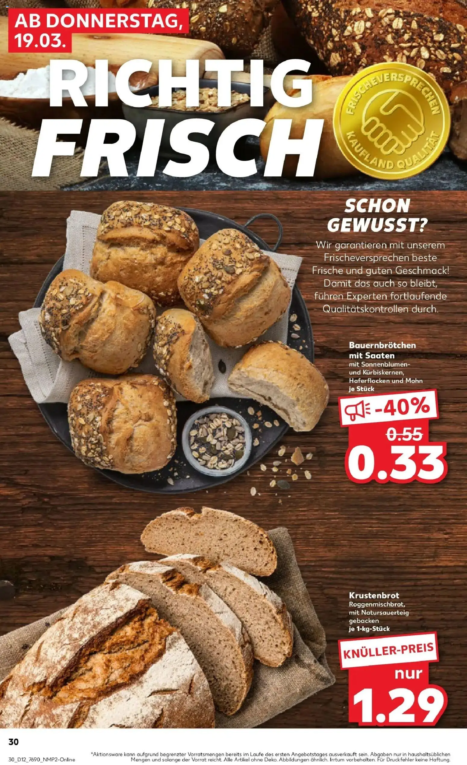 Kaufland Prospekt Burghausen	 – gültig ab 19.03.2026 | Seite: 30