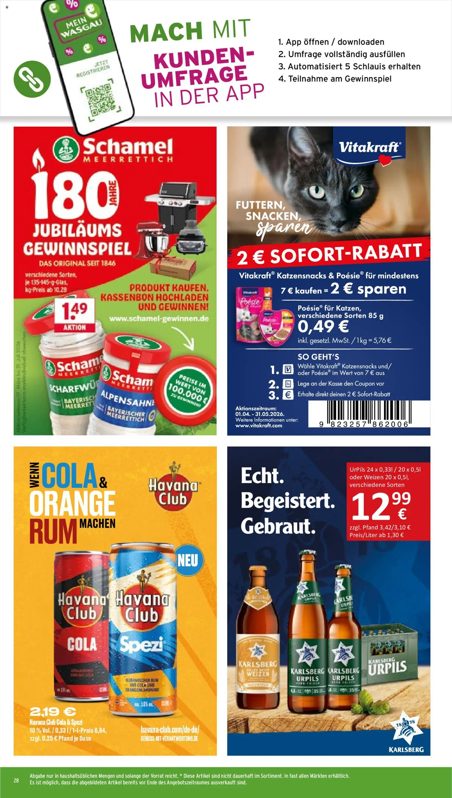 Wasgau Prospekt 	 – gültig ab 18.05.2026 | Seite: 28