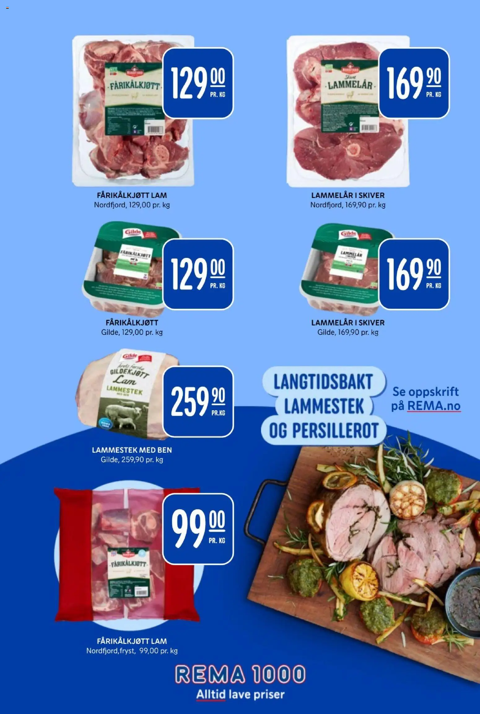{H1} | Side: 20 | Produkter: Lammestek, Lammelår, Persillerot, Fårikålkjøtt
