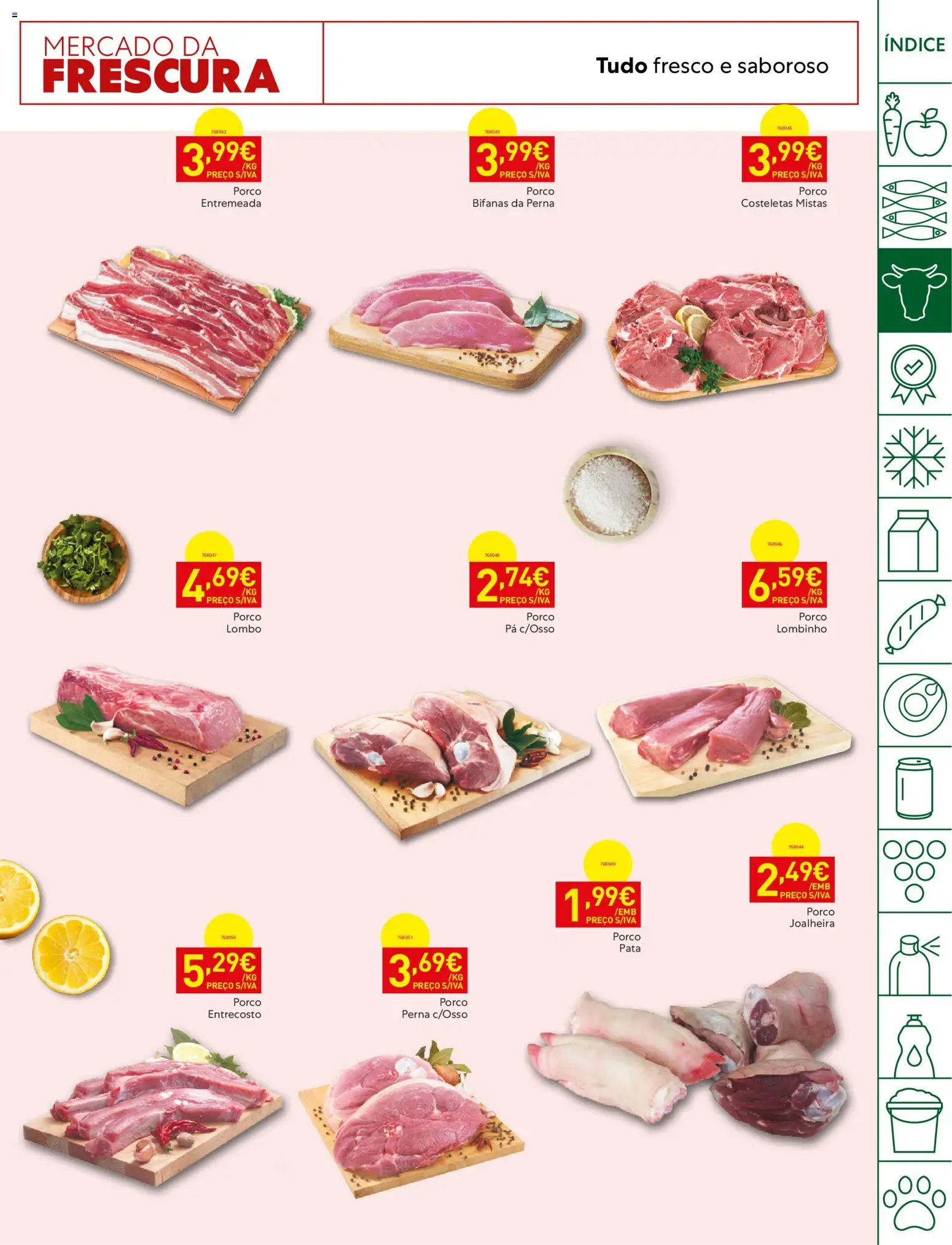 Recheio folheto Madeira │ válido de 15/09/2026 | Página: 5 | Produtos: Entremeada, Lombo, Pá