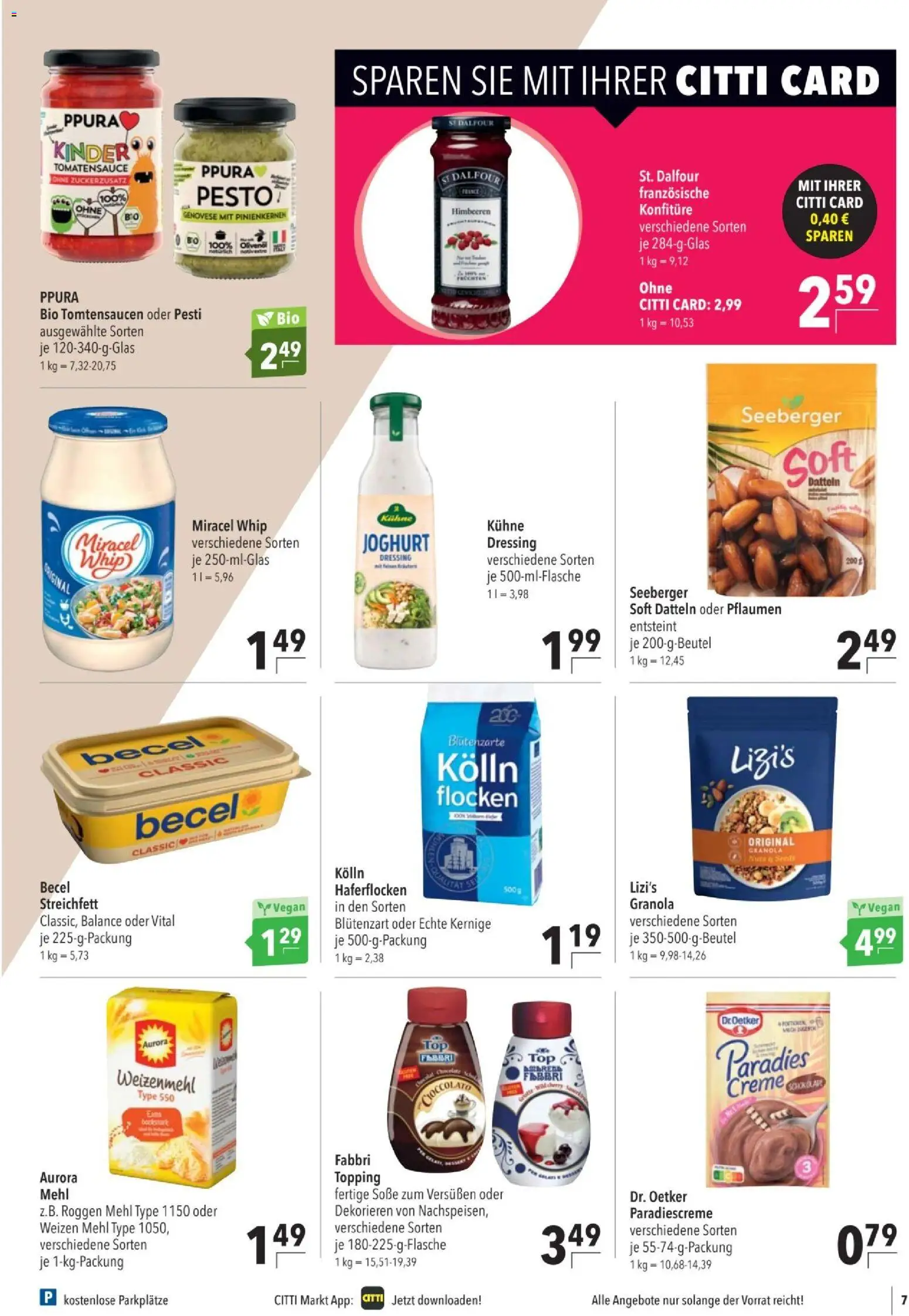 CITTI tilbudsavis – gyldig fra 12/08/2026 | Side: 7 | Produkter: Creme, Dressing
