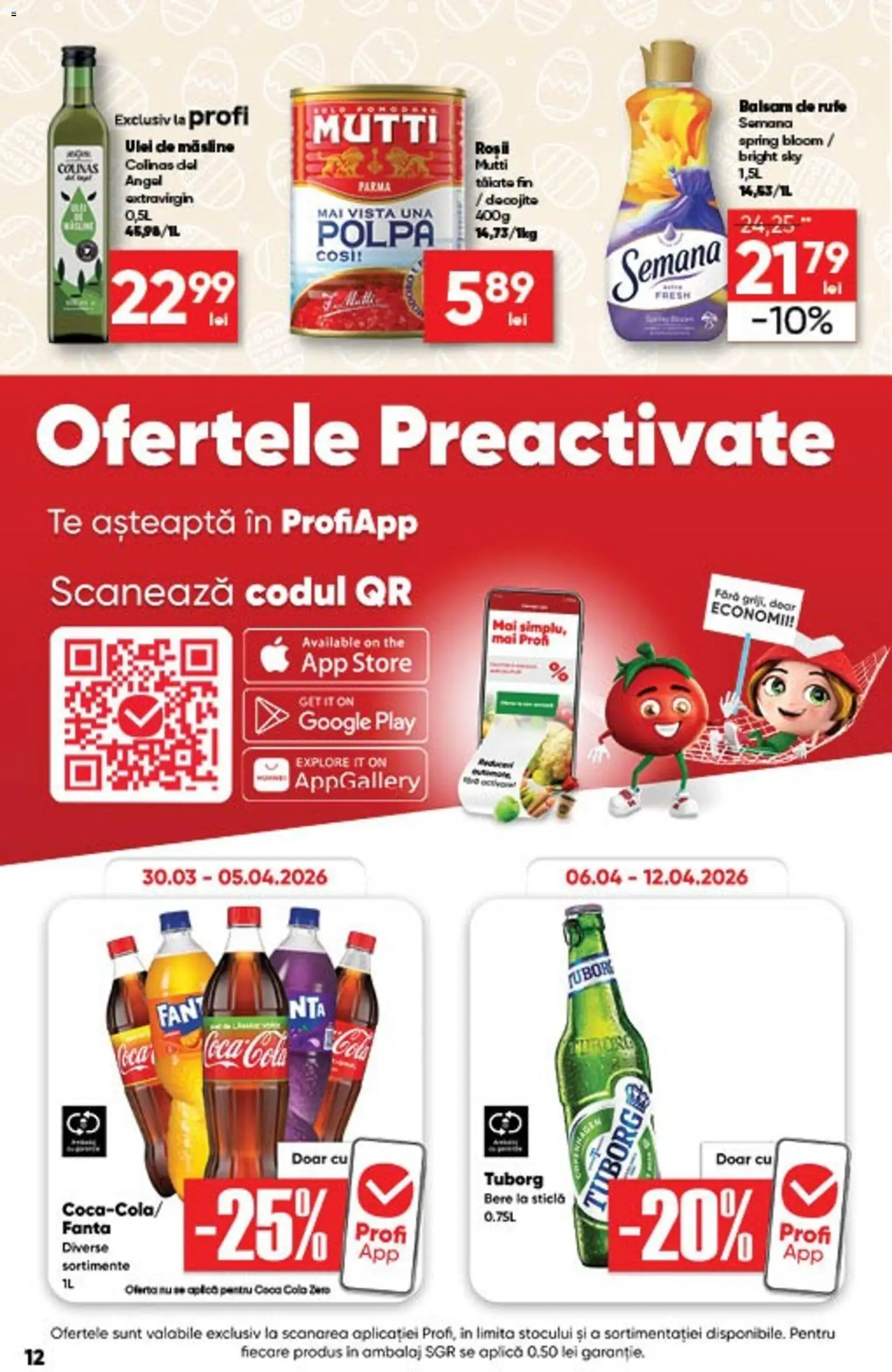 Noul catalog Profi – valabil de la 01.04.2026 | Pagină: 12 | Produse: Amerikan servis, Balsam, Ulei, Bere
