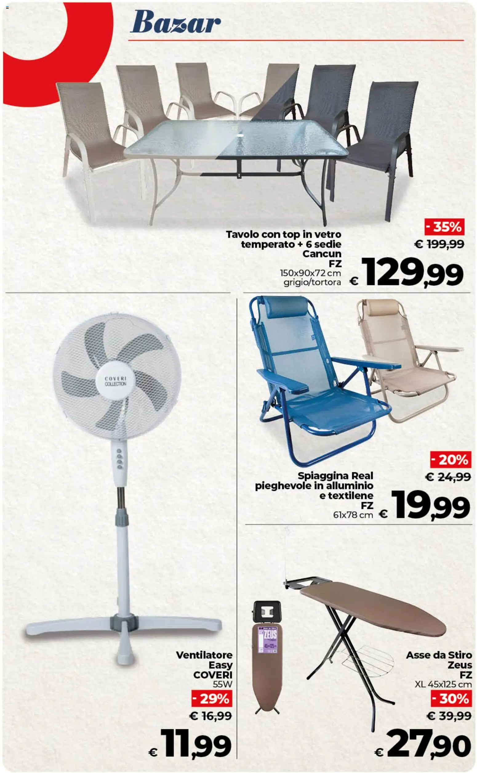 Volantino COOP del 30/06/2026 | Pagina: 44 | Prodotti: Ventilatore, Top, Alluminio, Tavolo