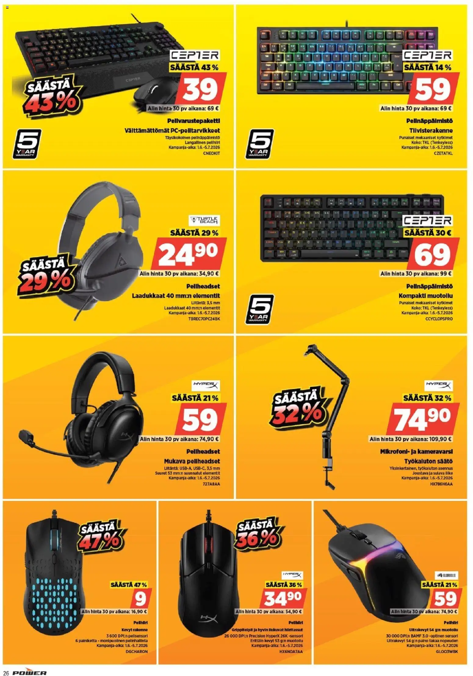 Power tarjoukset – voimassa 15.06.2026 alkaen | Sivu: 26