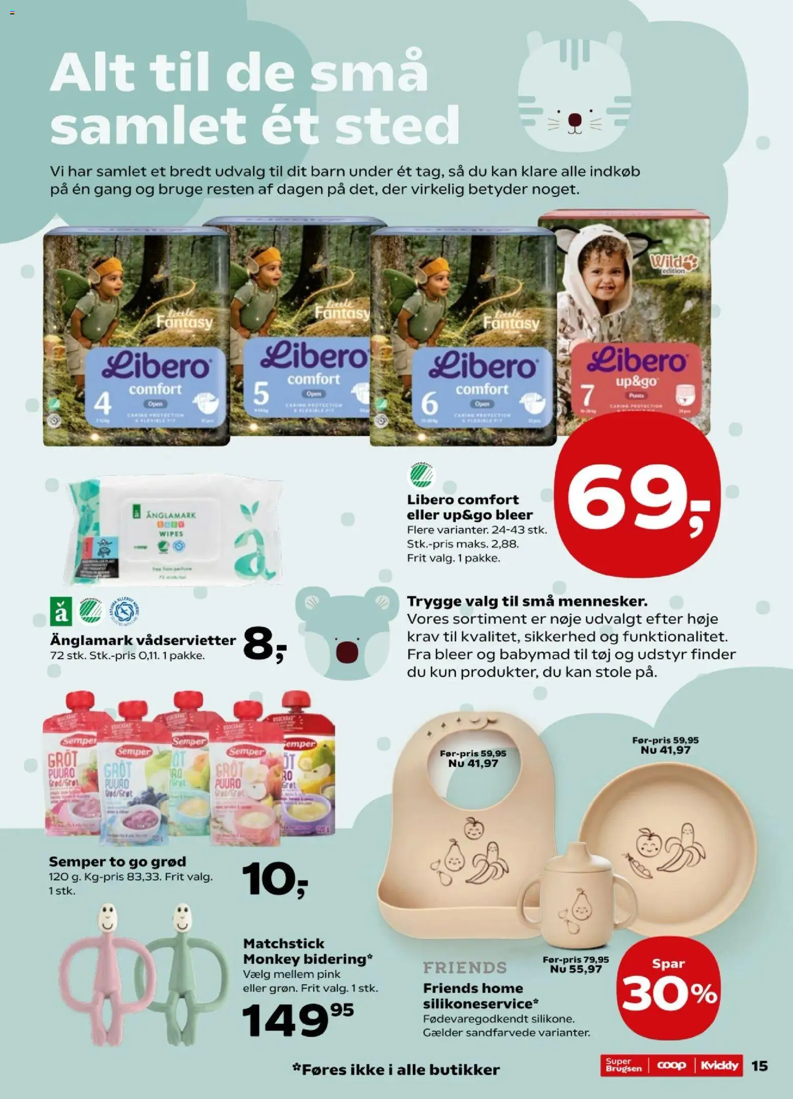Kvickly tilbudsavis – gyldig fra 14/08/2026 | Side: 17 | Produkter: Babymad, Tøj