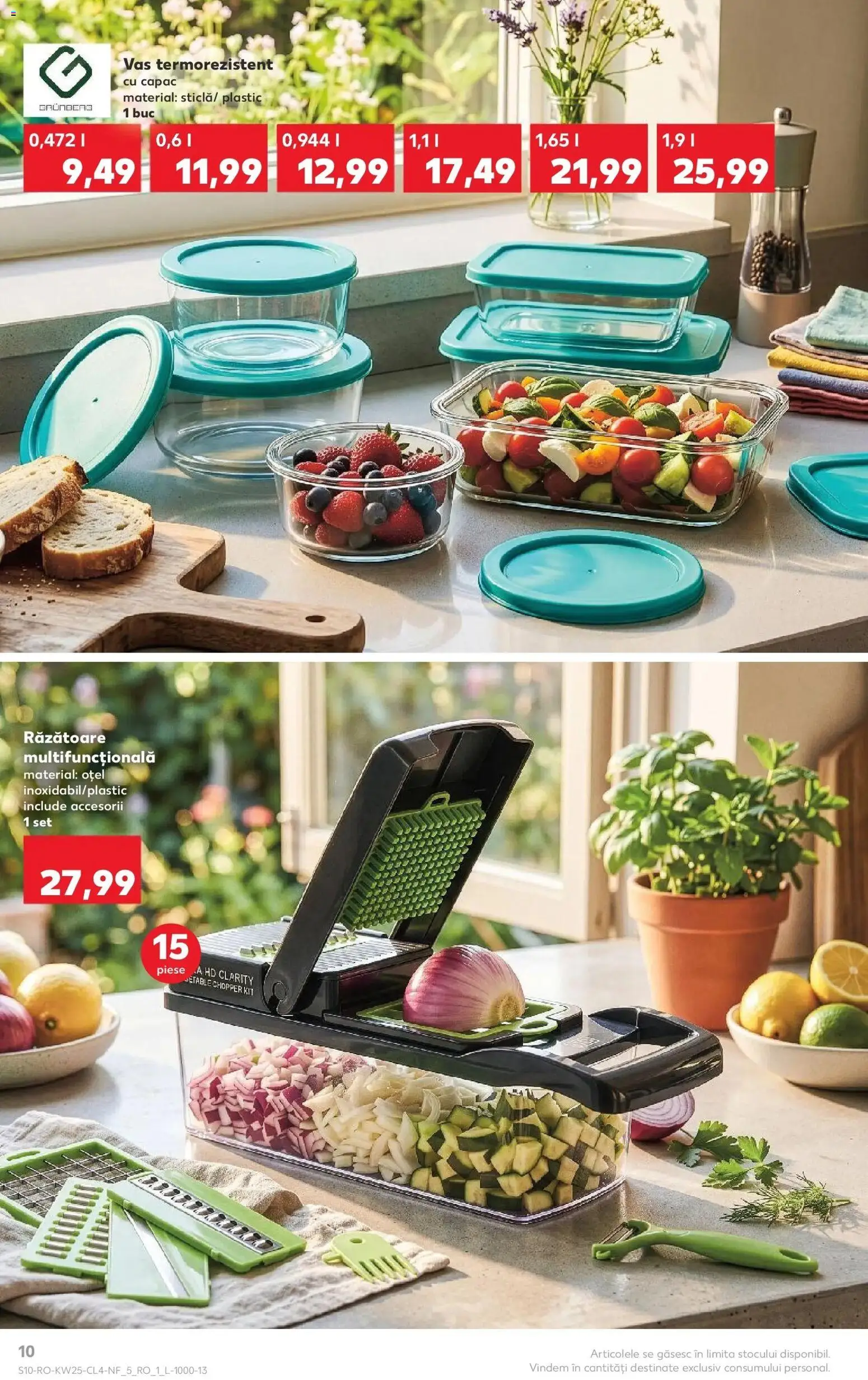 Noul catalog Kaufland – valabil de la 17.06.2026 | Pagină: 10 | Produse: Răzătoare