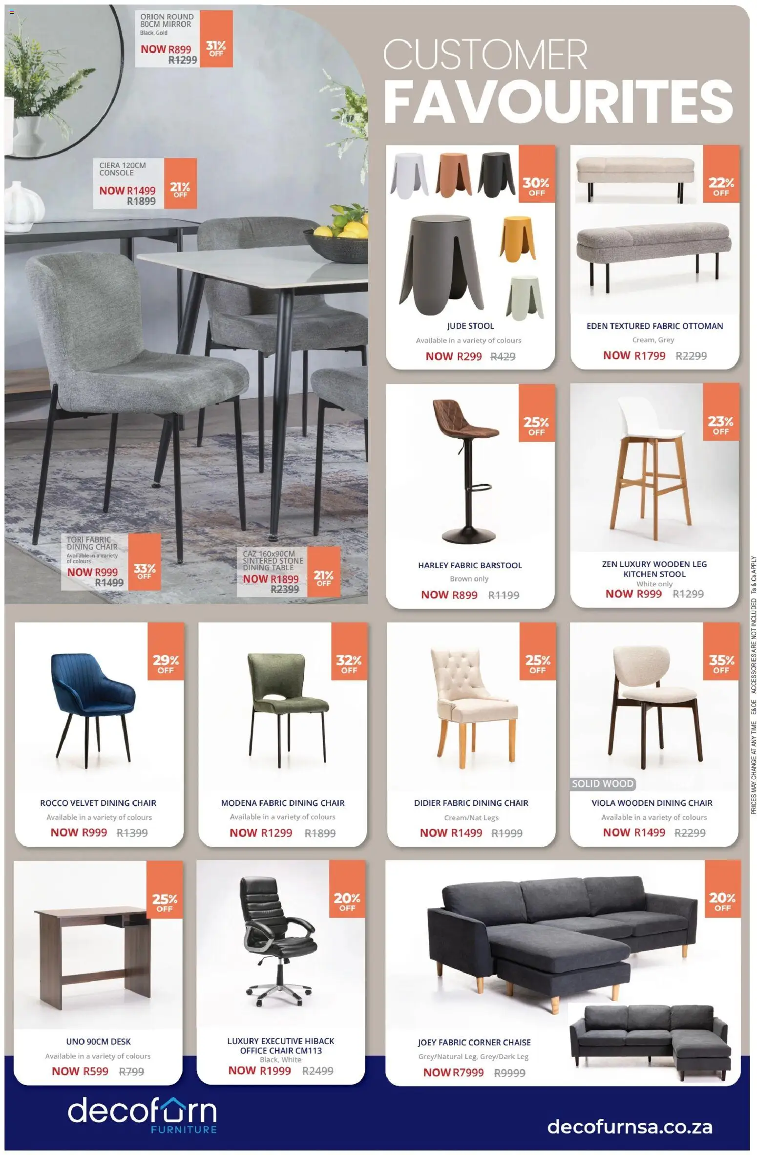 New Decofurn catalogue – valid from 10/08/2026 | Page: 2 | Products: Table, Chair, Mirror, Ottoman