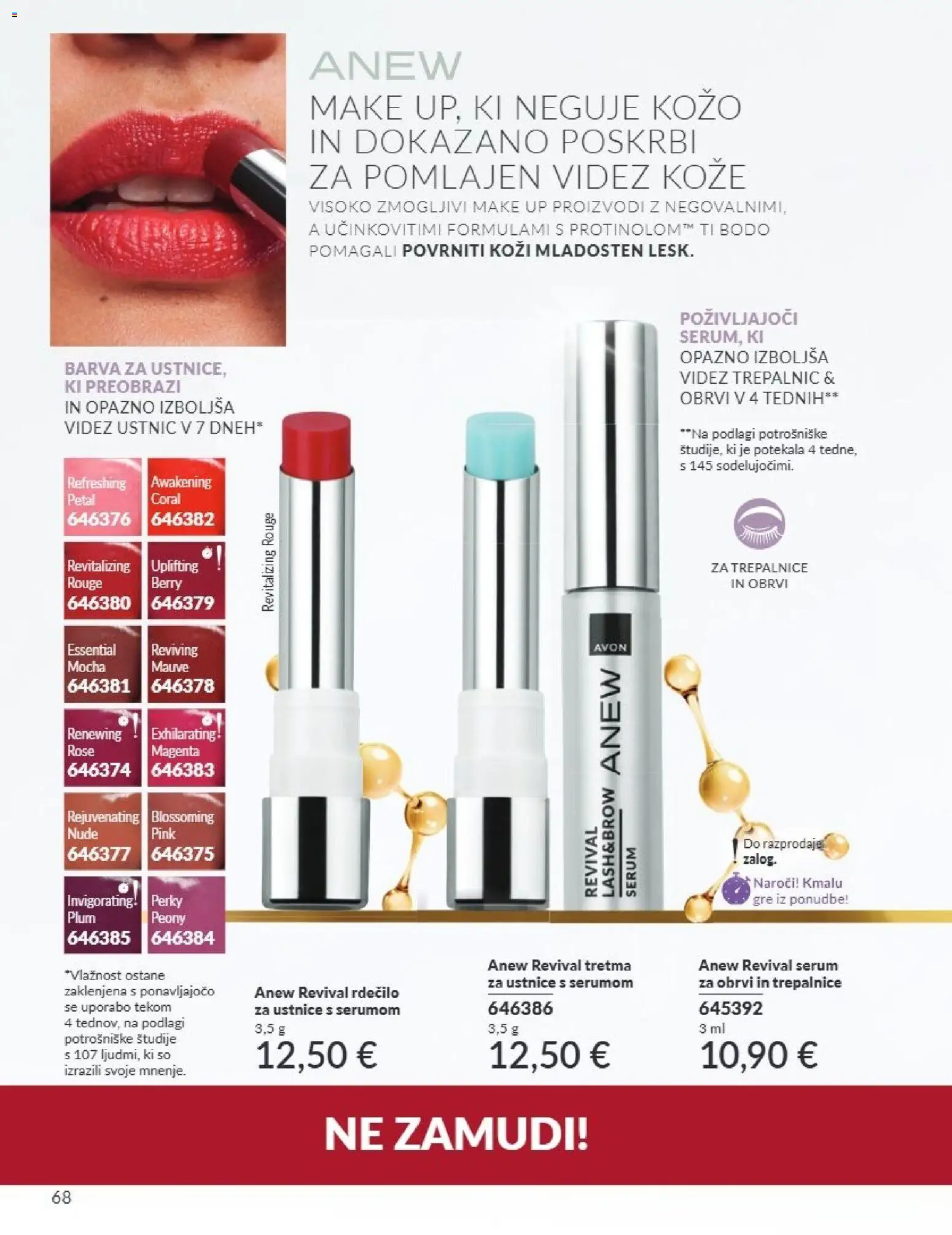 Novi Avon katalog ponudbe – veljaven od 01.09.2026 | Stran: 68 | Izdelki: Rdecilo za ustnice, Barva