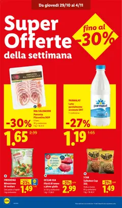 Anteprima del volantino Filetti di tonno a pinne gialle, Filetti di tonno a pinne gialle 2x 125 g confezione valido a partire dal 29/10/2026 | Pagina: 10