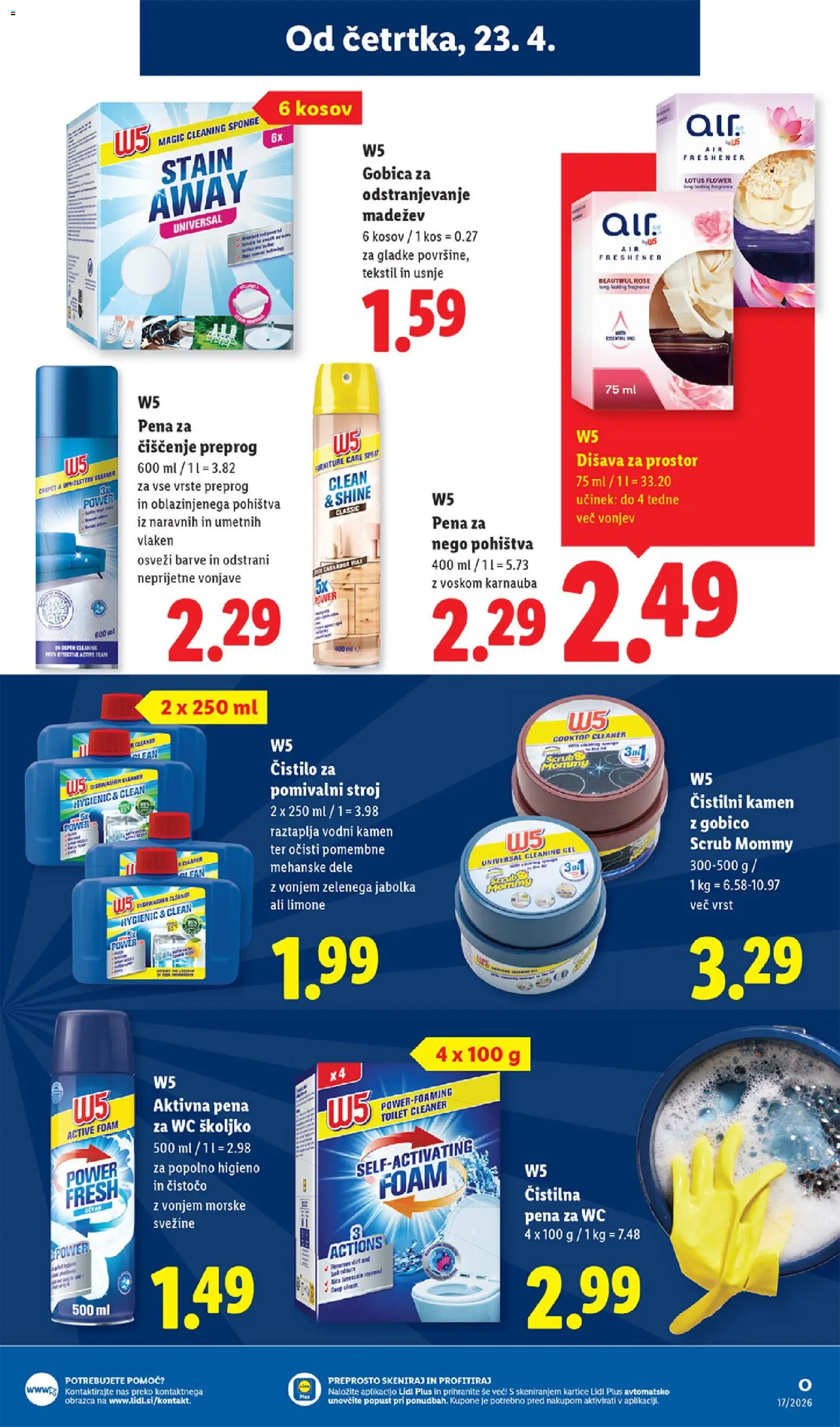 Novi Lidl katalog ponudbe – veljaven od 23.04.2026 | Stran: 21 | Izdelki: Pomivalni stroj, Kos, Disava, Jabolka