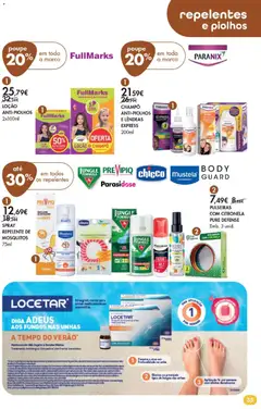 Pré-visualização Pingo Doce Bem Estar Verão 2 Lojas válido de 14/07/2026 | Página: 35 | Produtos: Repelente, Verniz