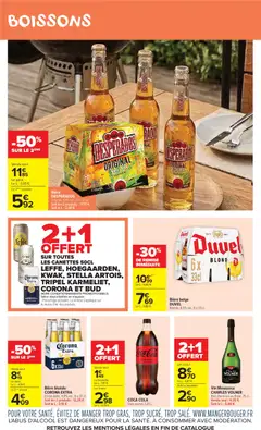 Carrefour Market - Prévisualisation de Carrefour Market Barbecue valide à partir de 11/08/2026 | Page: 11 | Produits: Leffe, Coca, Charles Volner, Bière belge