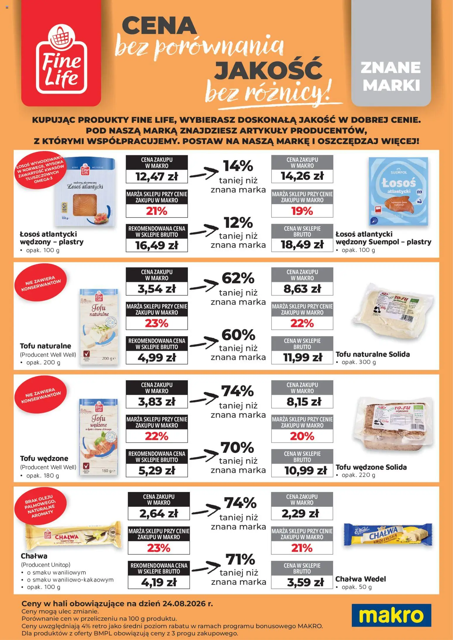 Makro gazetka - Fine Life od 01.02.2026 | Strona: 2 | Produkty: Rumianek, Mydło w płynie, Gliceryna, Mąka